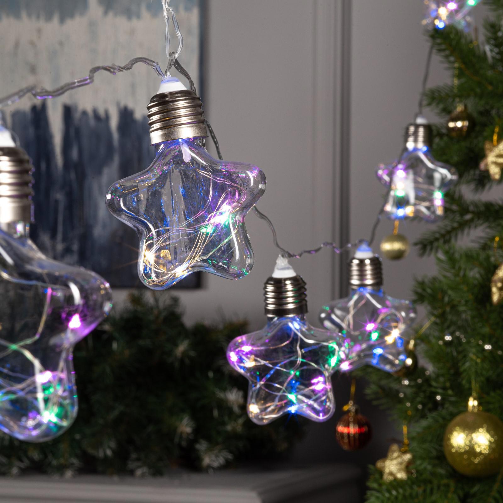 Изображение товара Электрогирлянда комнатная Luazon lighting 3 м 80 LED RGB 8 режимов IP44