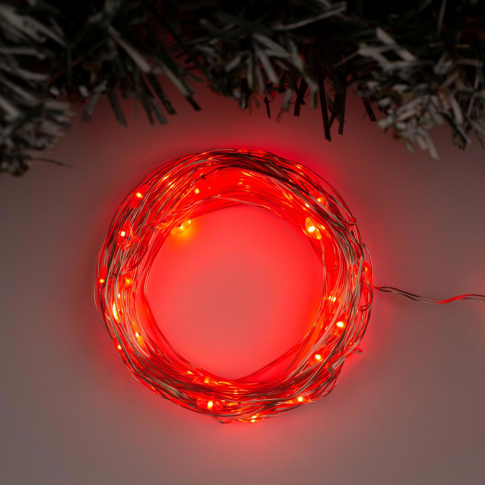 Изображение товара Электрогирлянда комнатная Luazon lighting 5198359 роса 10 м 100 ламп бесцветный 1 режим работы