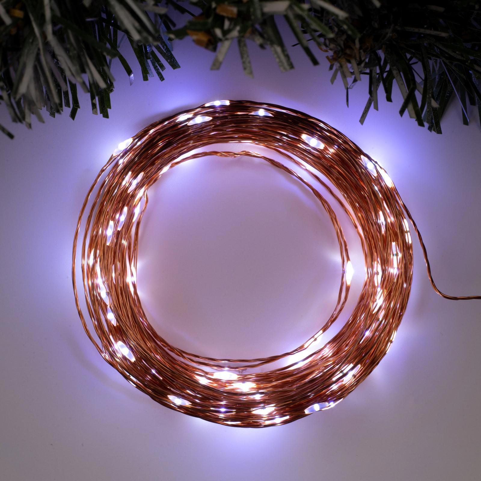 Изображение товара Электрогирлянда комнатная Luazon lighting 5198372 роса 20 м 200 ламп бесцветный 1 режим работы