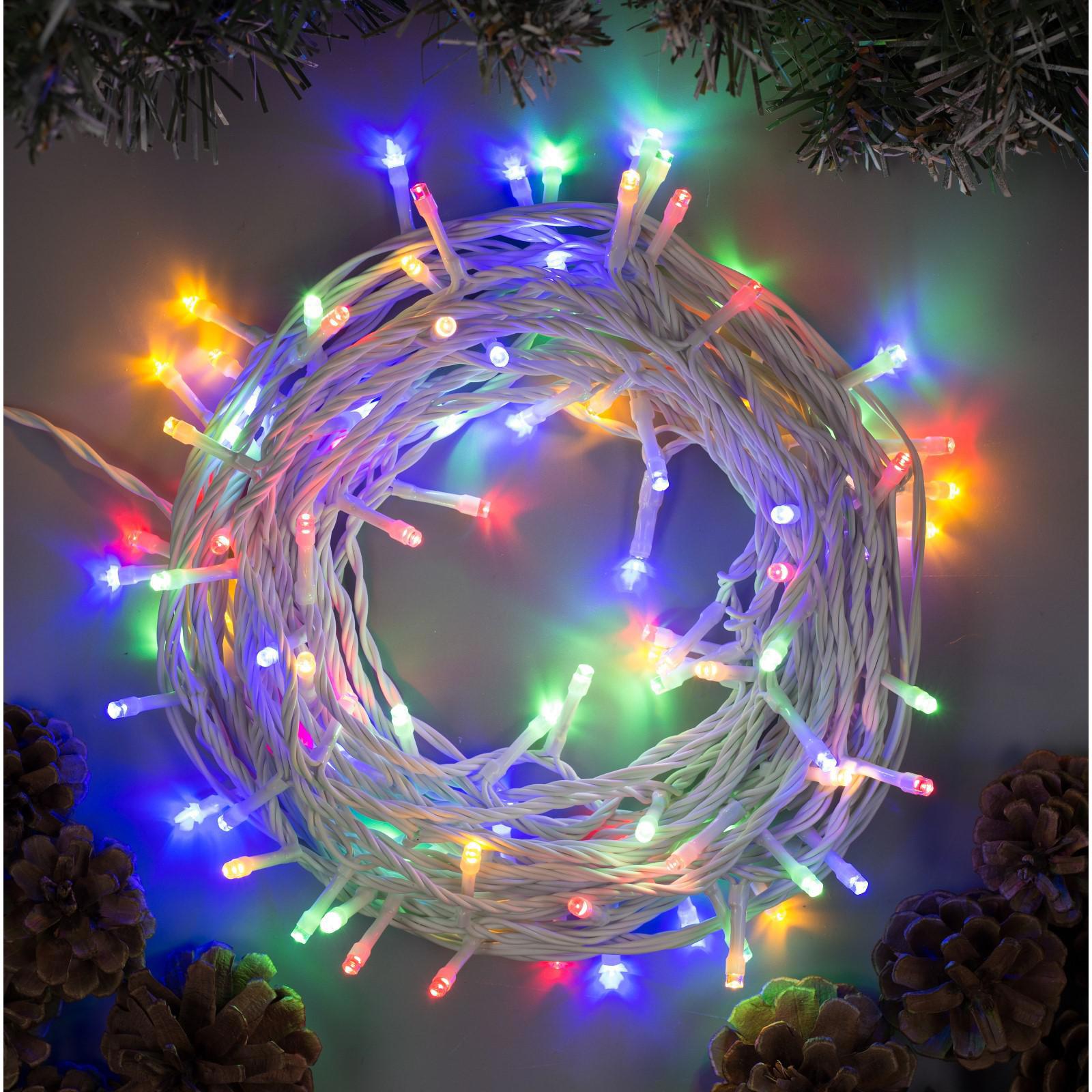 Изображение товара Электрогирлянда универсальная Luazon lighting 5167151 гирлянда 10 м 100 ламп бесцветный 8 режимов работы