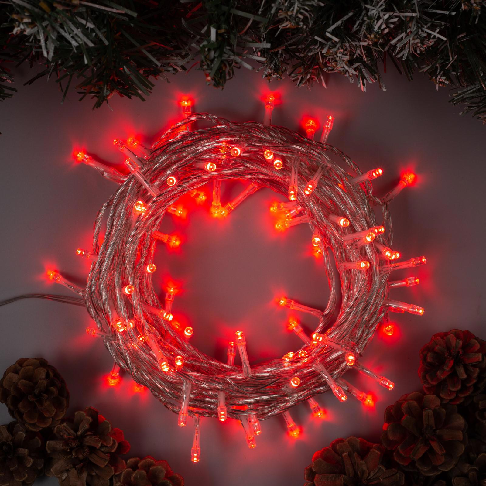 Изображение товара Электрогирлянда Luazon lighting 10 м 100 ламп IP44 светодиодная 8 режимов