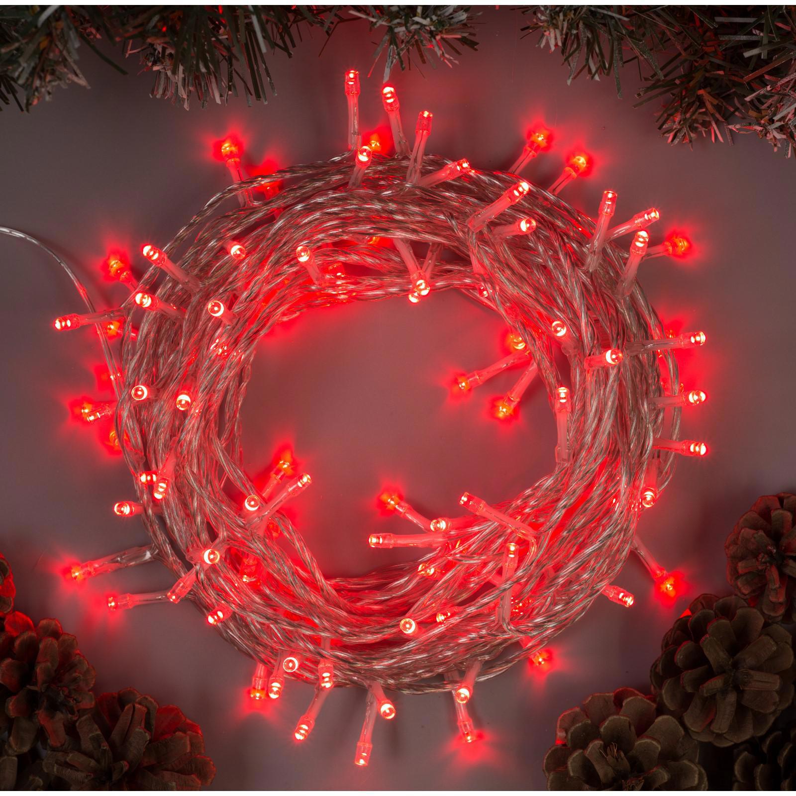 Изображение товара Электрогирлянда Luazon Lighting 10 м 100 LED IP44 бесцветная 1 режим