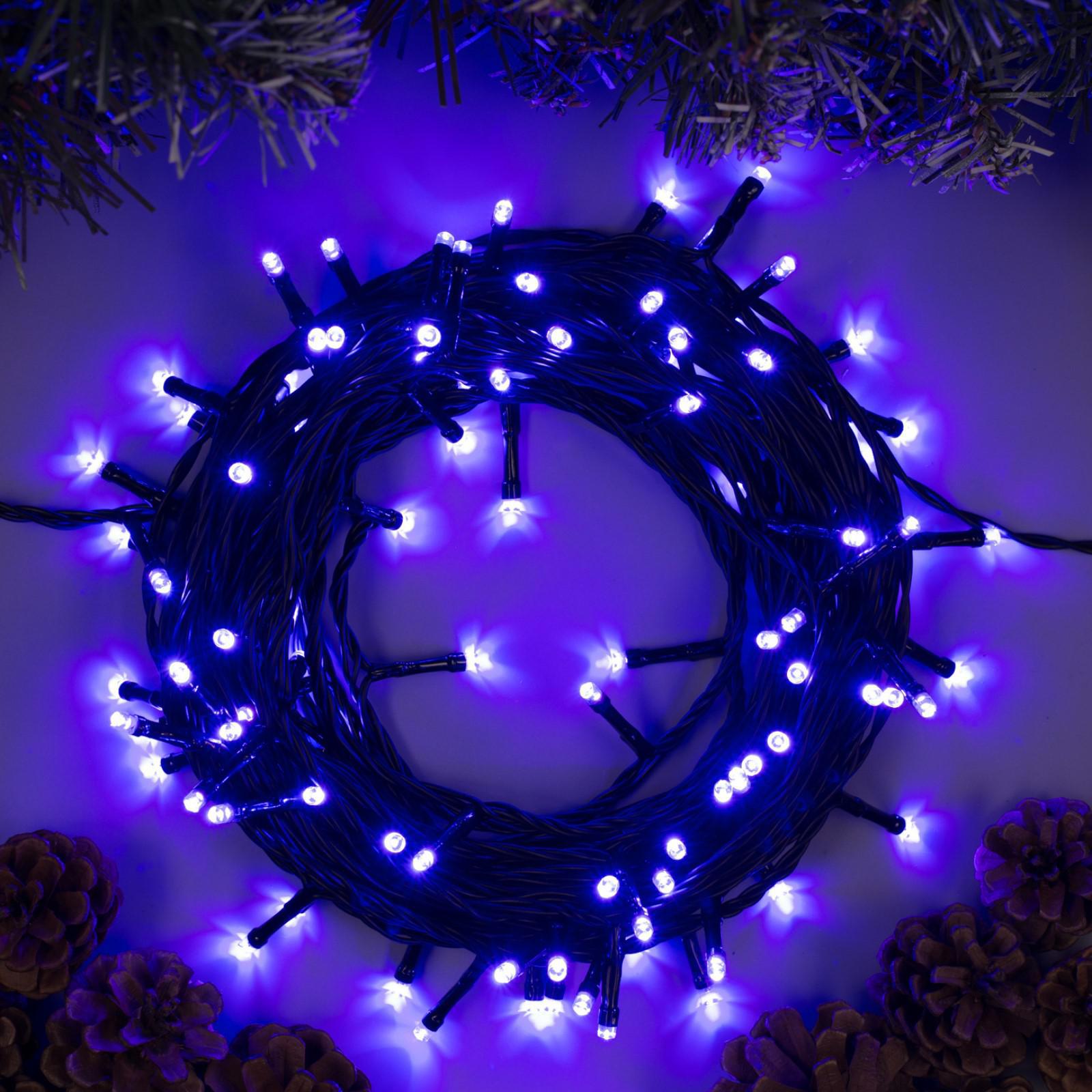 Изображение товара Электрогирлянда LUAZON LIGHTING 10 м 100 LED IP65 уличная блестящая