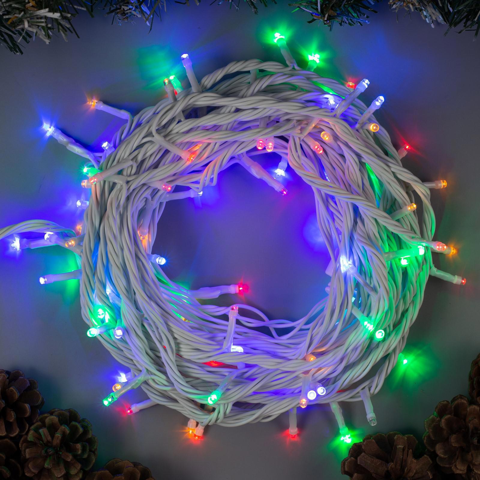 Изображение товара Электрогирлянда универсальная Luazon lighting 1080031 нить 10 м 100 ламп бесцветный 1 режим работы