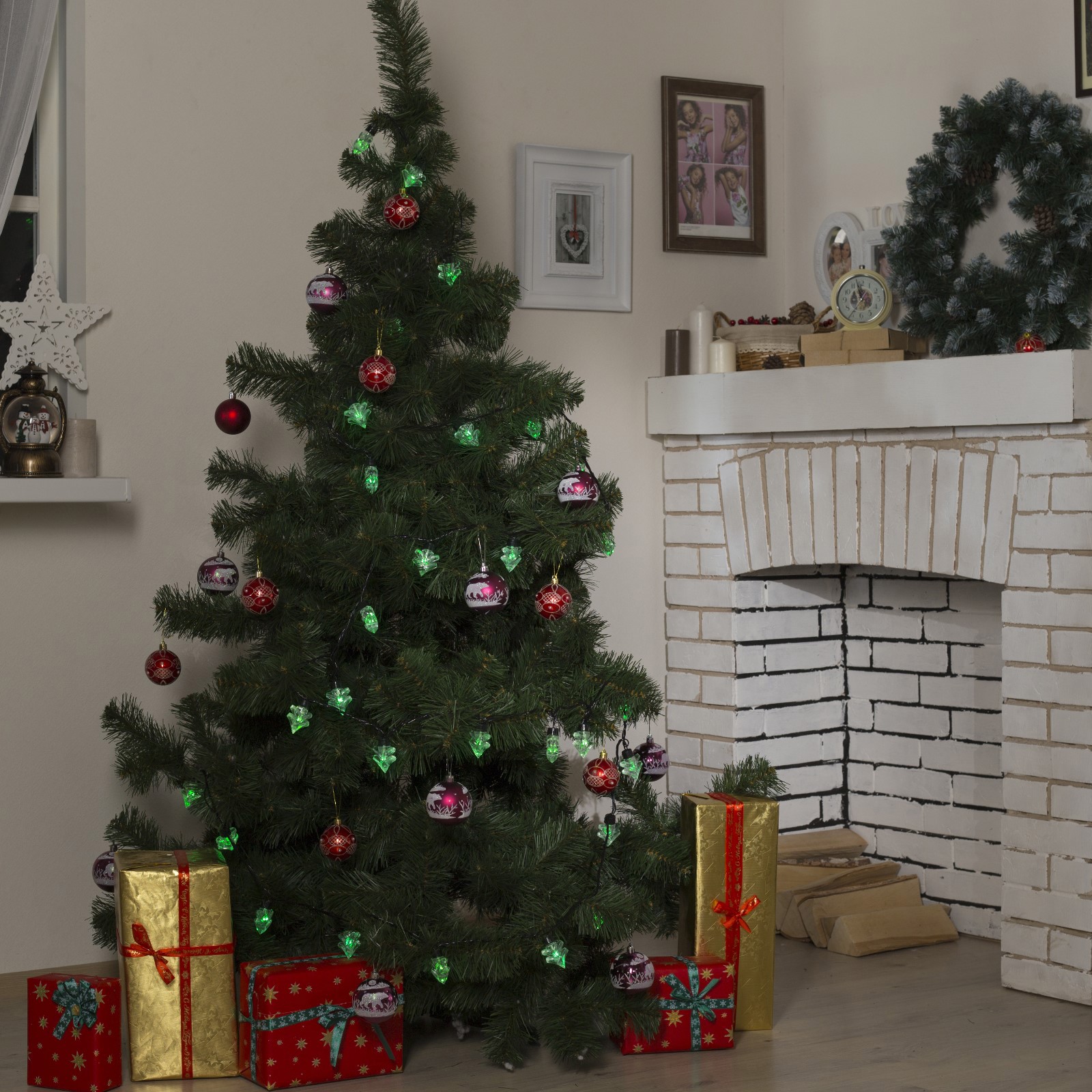 Изображение товара Электрогирлянда универсальная Luazon lighting 4464617 гирлянда 5 м 40 ламп бесцветный 8 режимов работы