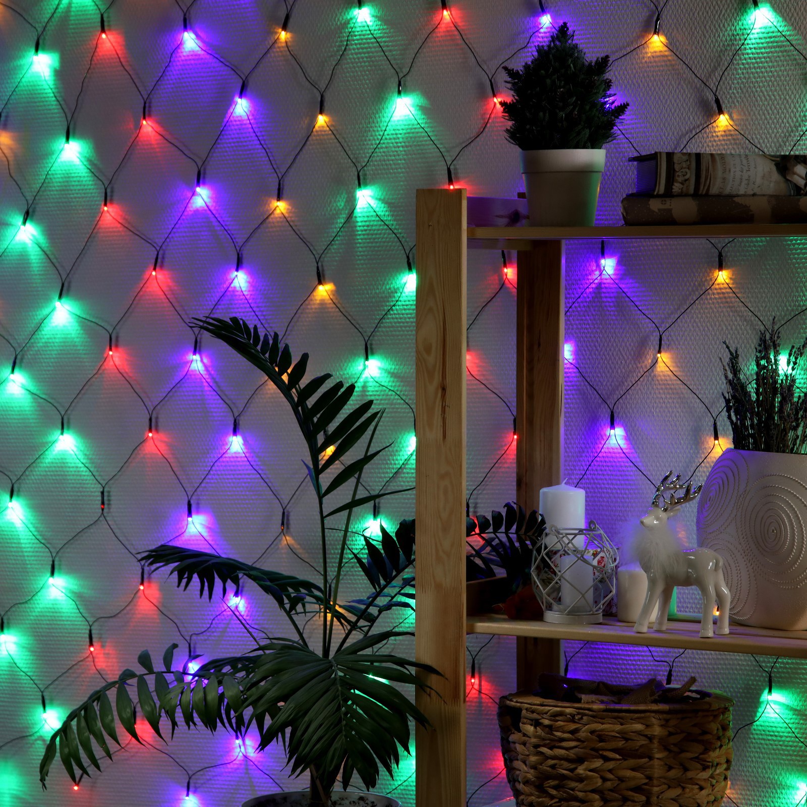 Изображение товара Электрогирлянда комнатная Luazon lighting 2x2 м 244 ламп разноцветный 8 режимов