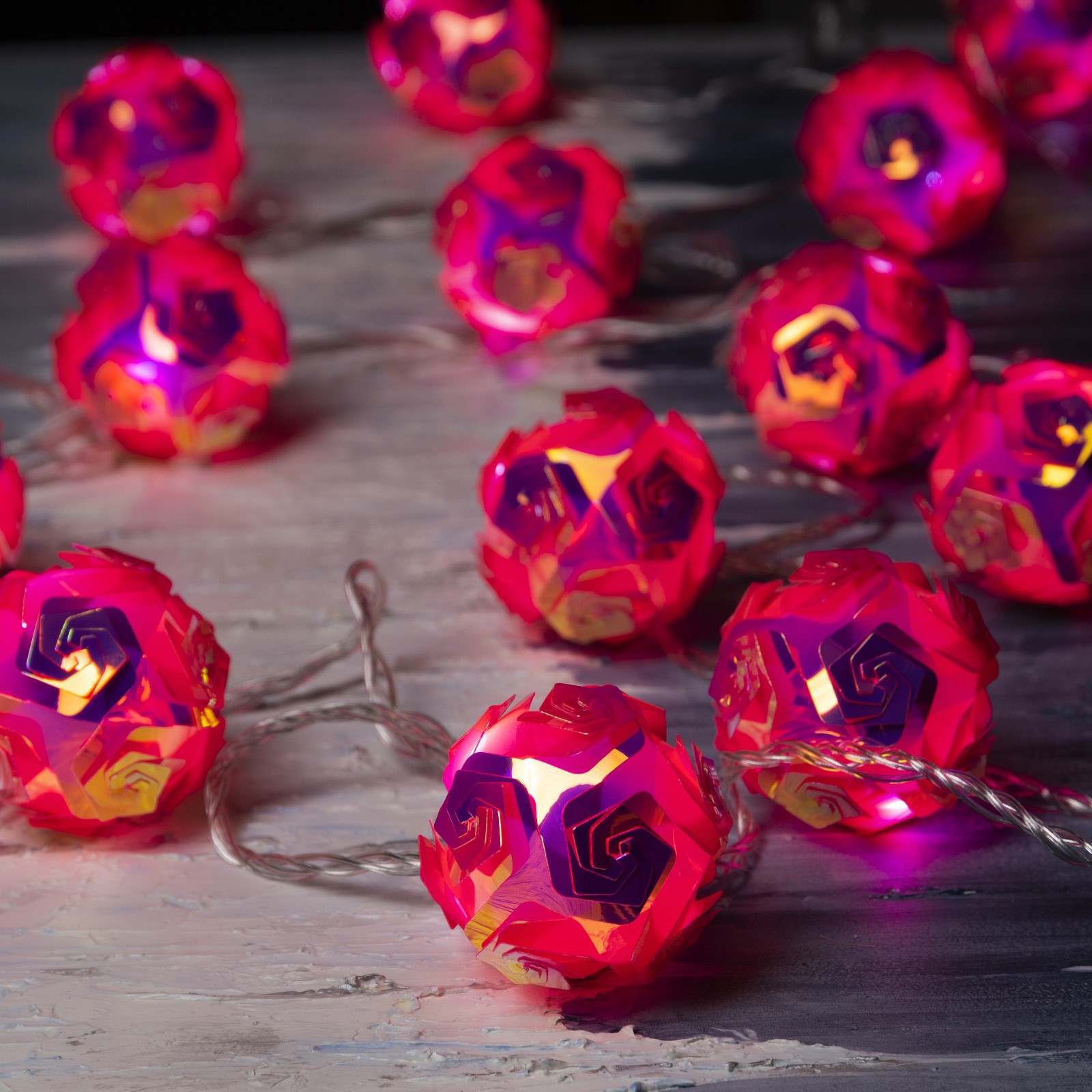 Изображение товара Электрогирлянда комнатная Luazon lighting 7867295 нить 4.5 м 15 ламп бесцветный 1 режим работы