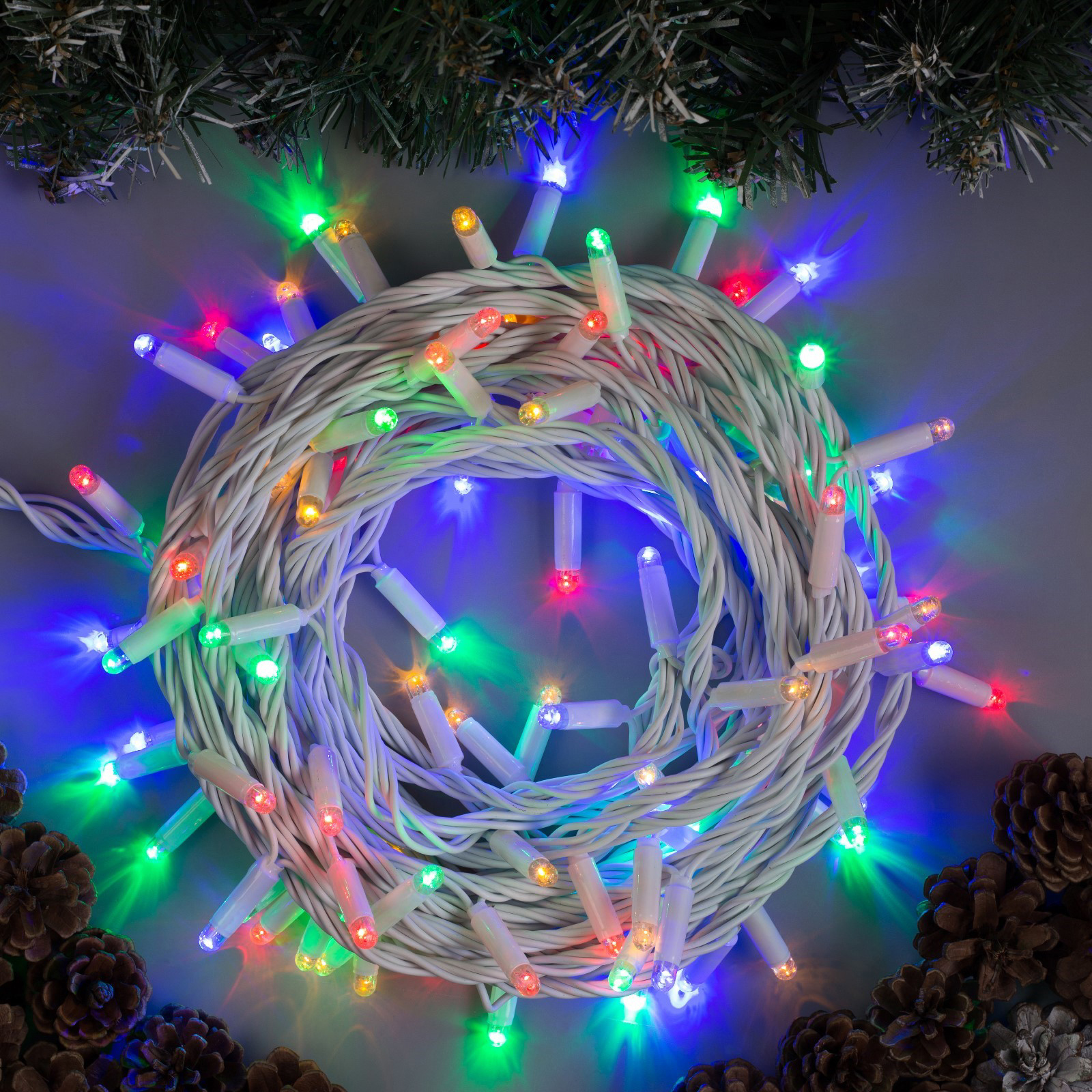 Изображение товара Электрогирлянда Luazon lighting универсальная 10 м 100 LED IP65 для улицы и интерьера