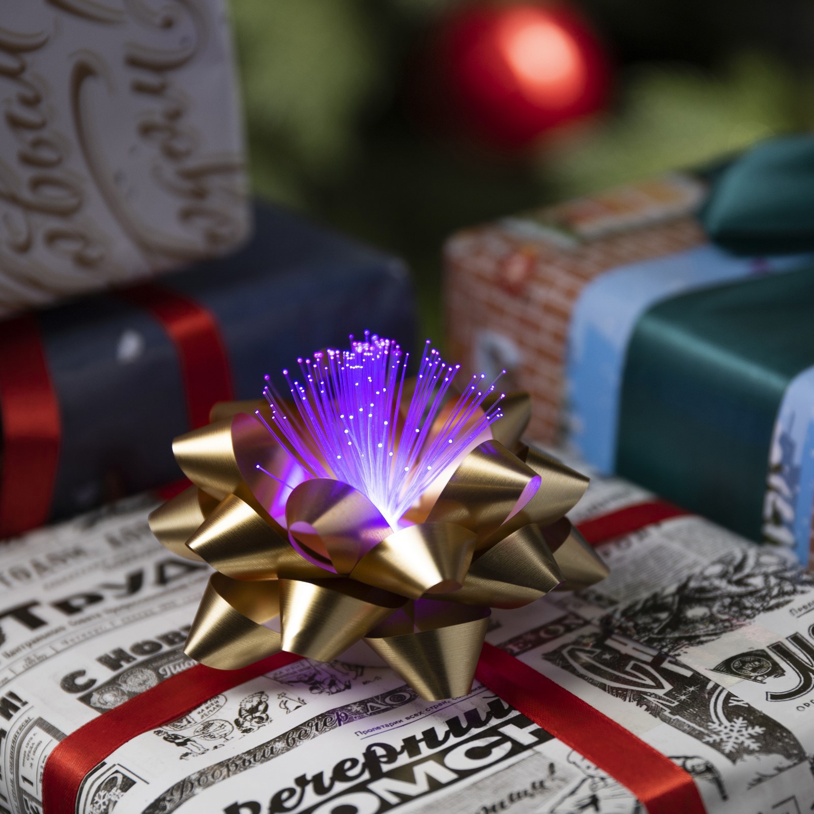 Изображение товара Светящаяся электрическая фигура Бант-звезда LUAZON LIGHTING 7706001