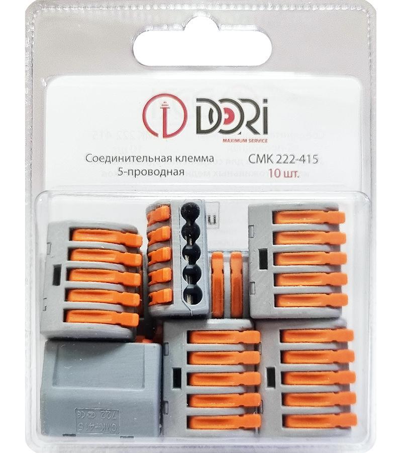 Изображение товара Соединительная клемма Dori СМК 222-415 5-проводная 10 шт Изображение товара Соединительная клемма Dori СМК 222-415 5-проводная 10 шт