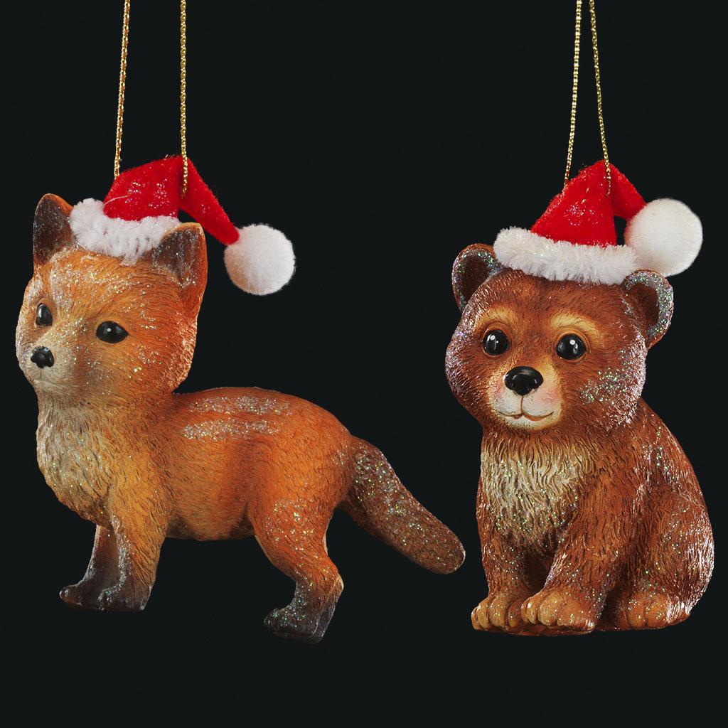 Изображение товара Елочная игрушка Лесной зверек 9.5 см разноцветная Erichkrause