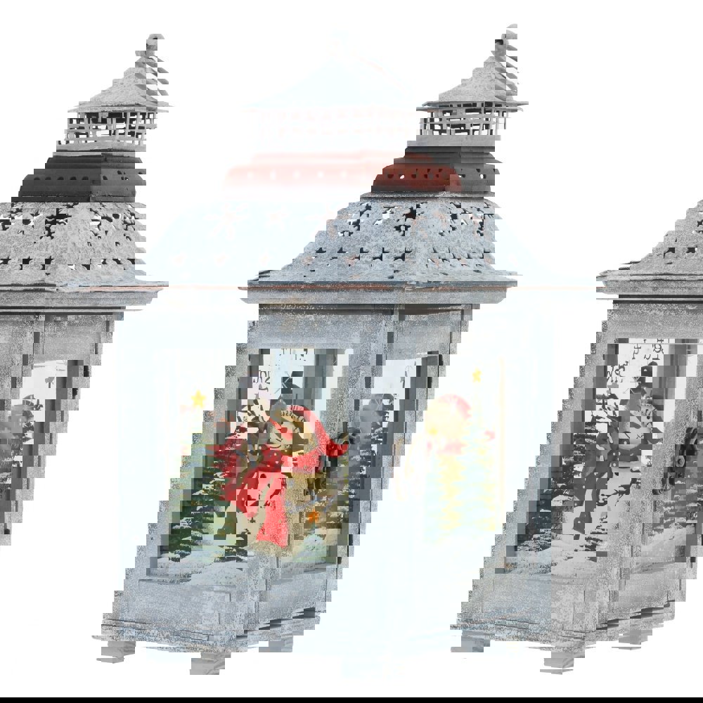 Изображение товара Новогоднее украшение Фонарик 18x31x18 см белый