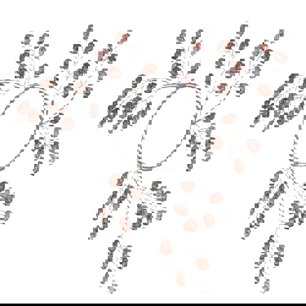 Изображение товара Новогоднее украшение Венок 1x15.5x19.5 см розовый