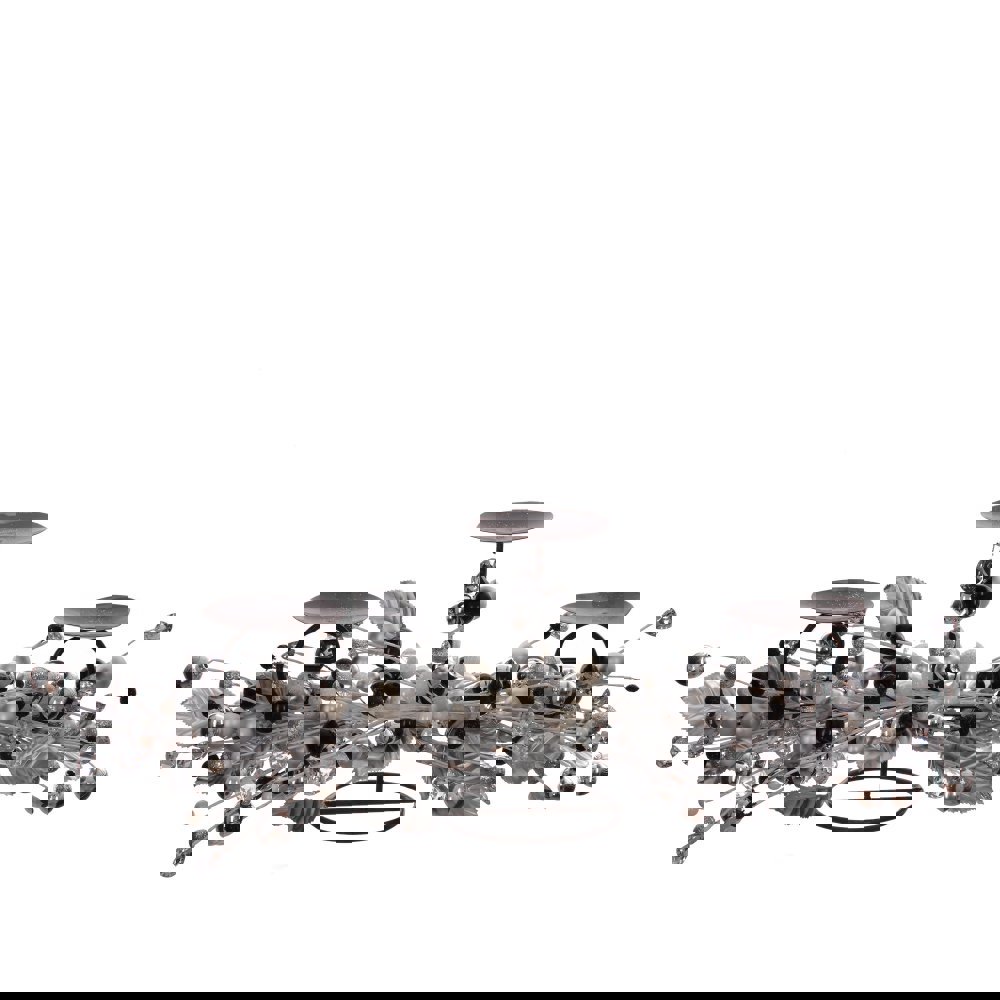 Изображение товара Новогоднее украшение Подсвечник 30x21.5x62 см черный