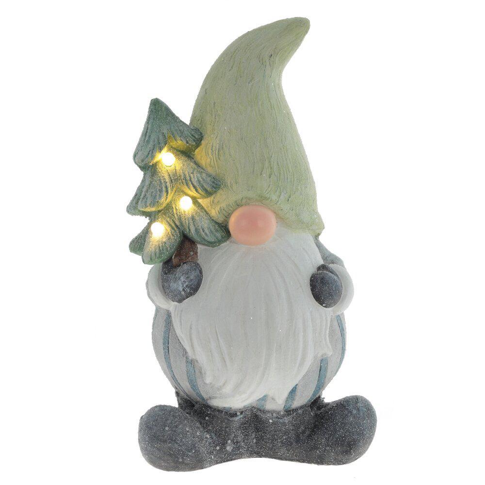 Изображение товара Новогоднее украшение Гном 18x46x25 см светящаяся елочка