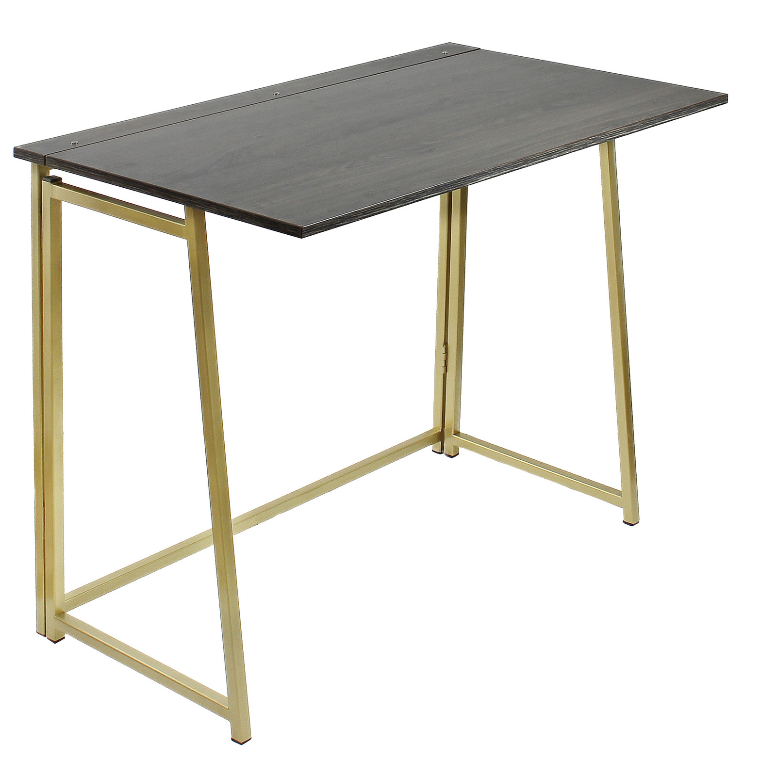 Изображение товара Стол складной Greenween Skandi 90x75x55 см золотой/дуб графит