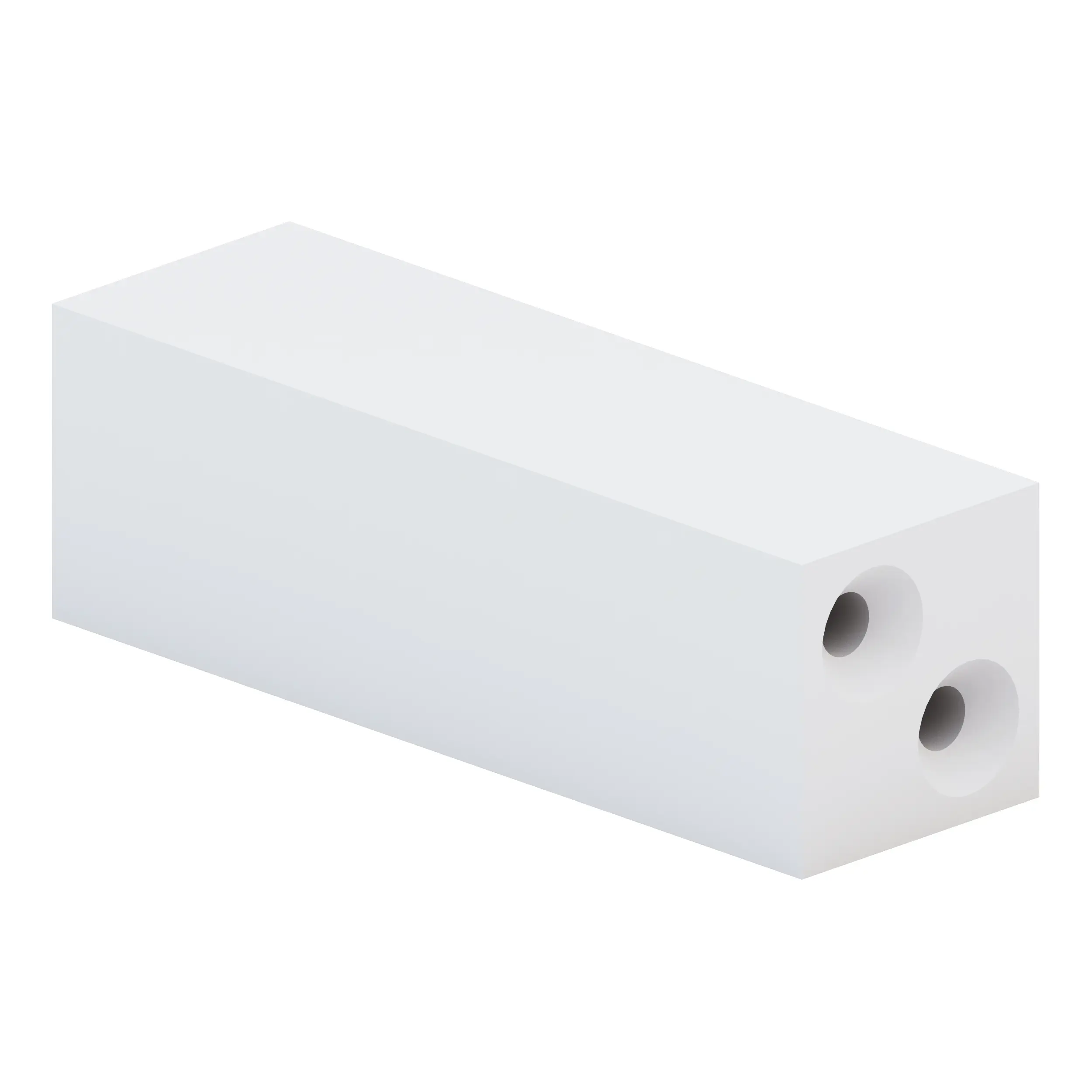 Коннектор 1 для профиля Лофт пластик белый