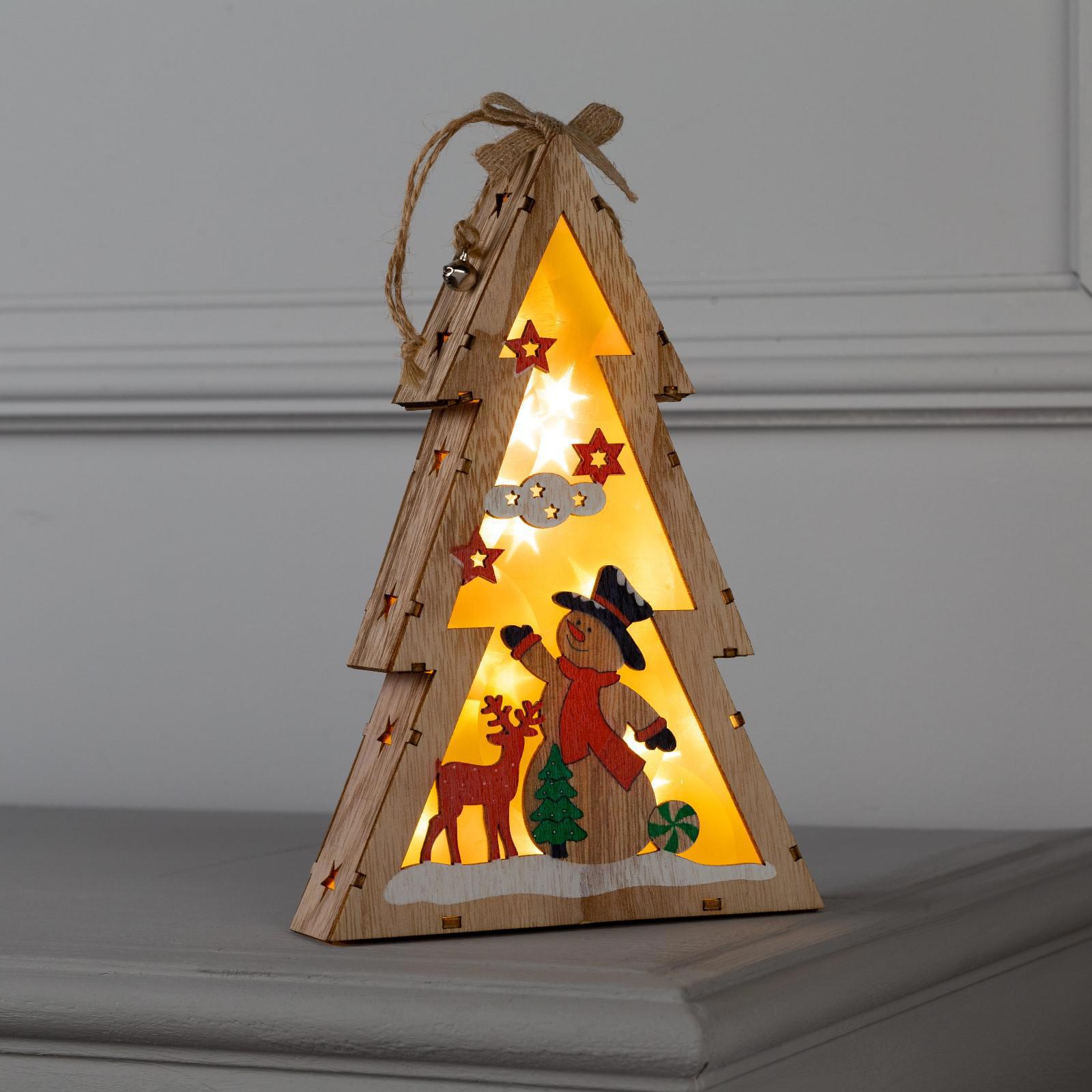 Изображение товара Светящаяся электрическая фигура Елка Luazon lighting 6117318 для праздничного оформления