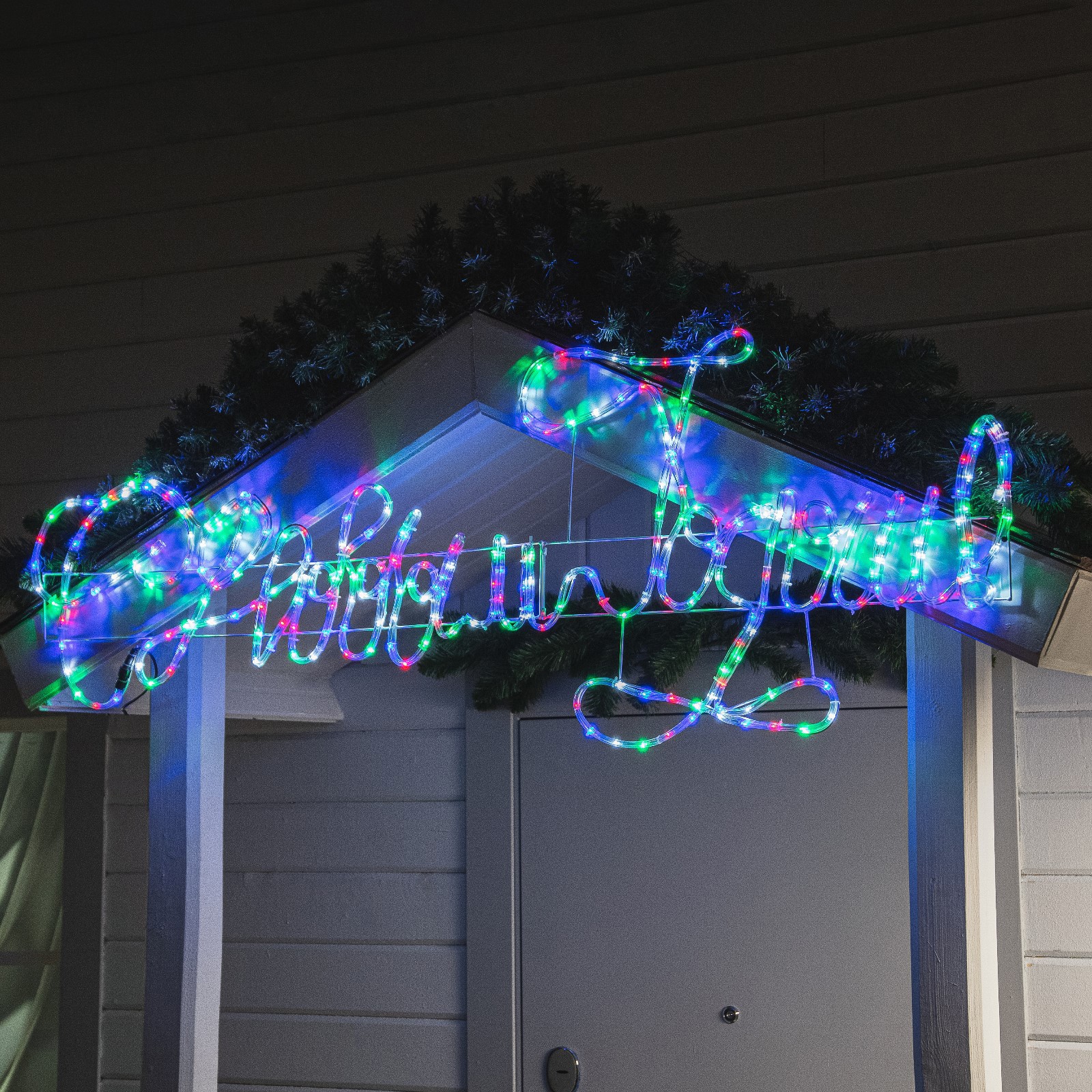 Изображение товара Светящаяся электрическая фигура из дюралайта 288 LED 8 режимов разноцветная для улицы и интерьера