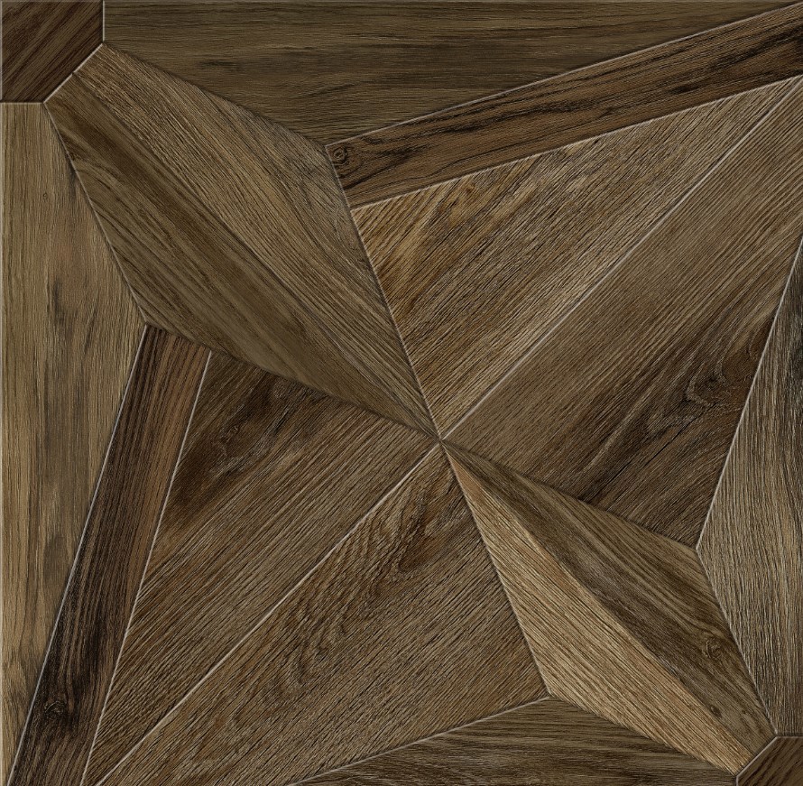 Изображение товара Керамогранит Керамин Окленд 4 500x500 темно-коричневый микс 1.25м2