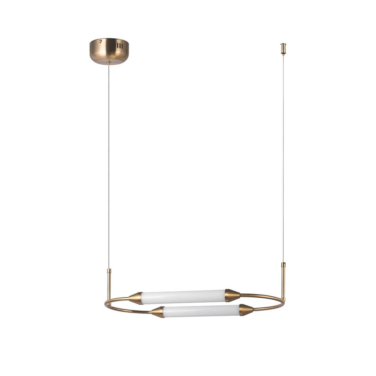 Изображение товара Светильник подвесной Hiper Chris H832-2 1 лампа стиль современный золотисто-белый