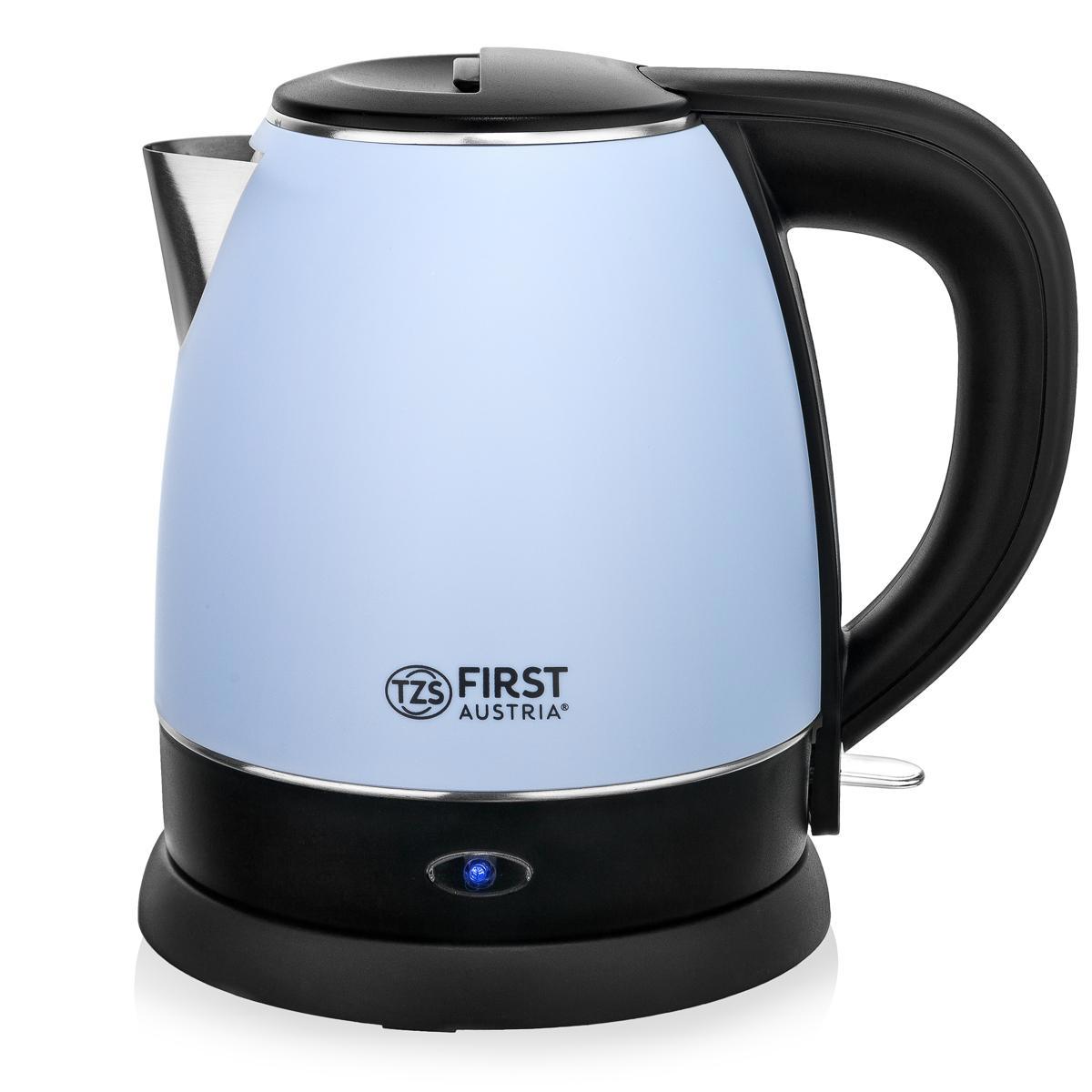 Изображение товара Электрический чайник FIRST FA-5407-3-BU 1.2 л пластиковый синий с автоматическим отключением