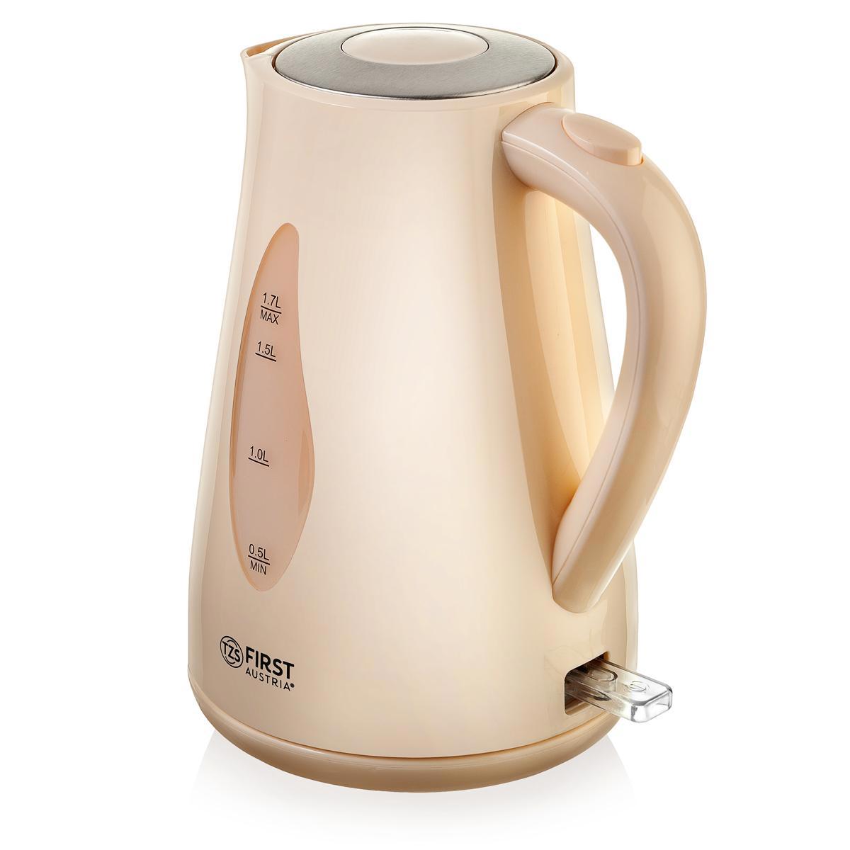 Изображение товара Чайник First Fa-5417-6-cr 1.7 л пластик цвет бежевый