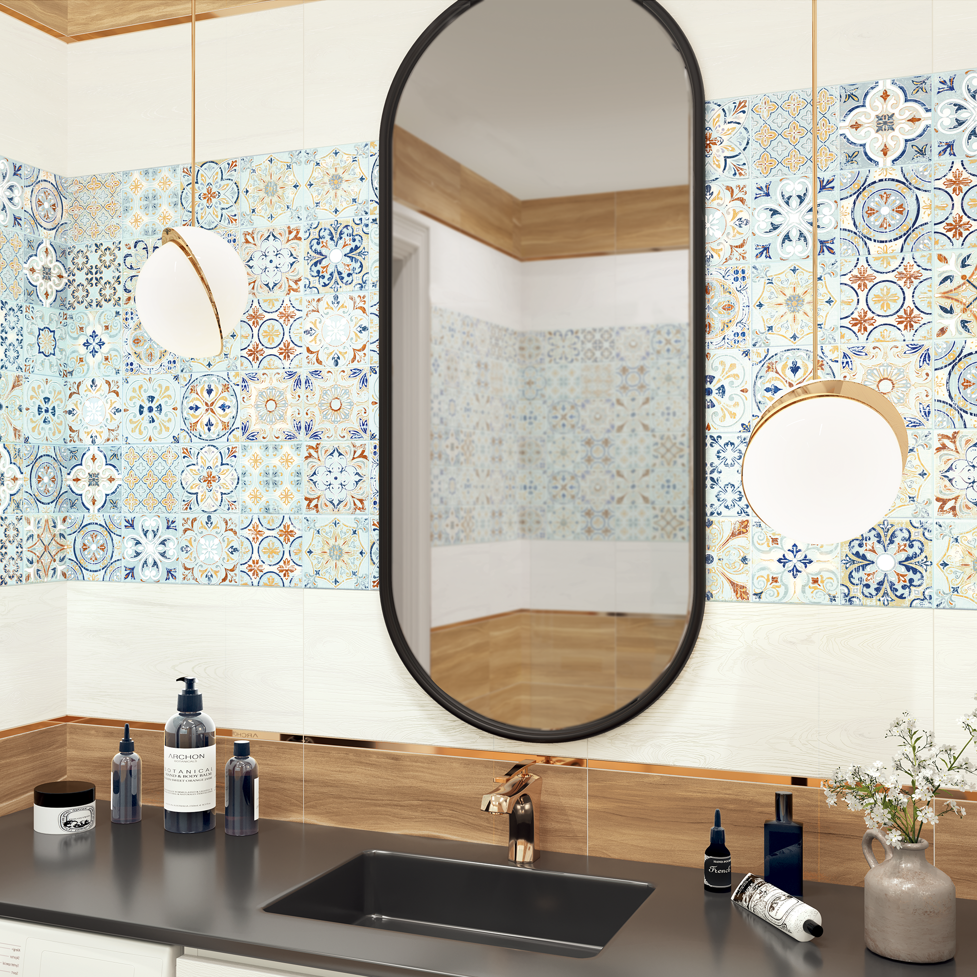 Изображение товара Плитка настенная Portland 25x50 см 1.37м² цвет белый