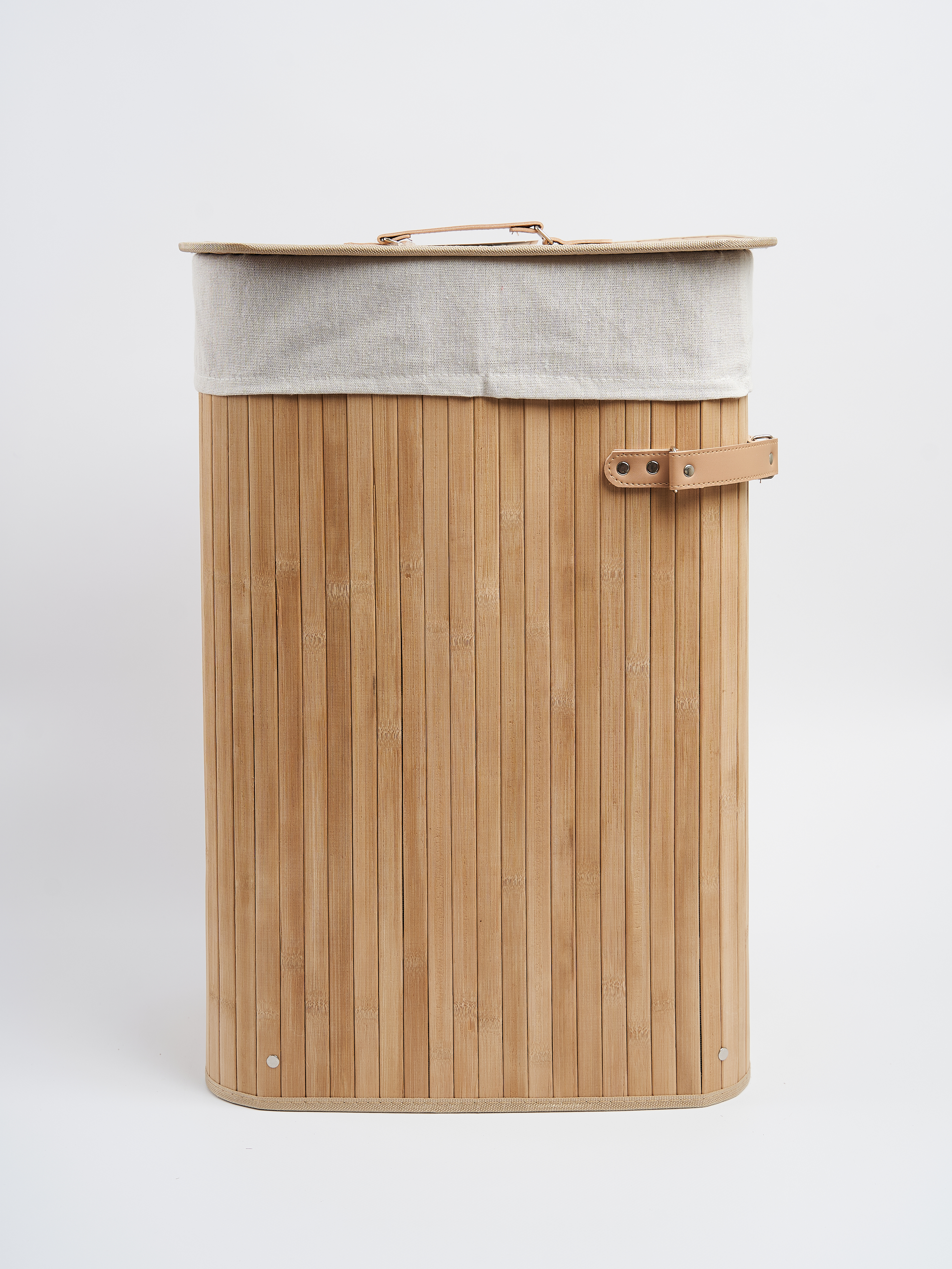 Изображение товара Корзина Storidea 30x60x30 см бамбук цвет бежевый