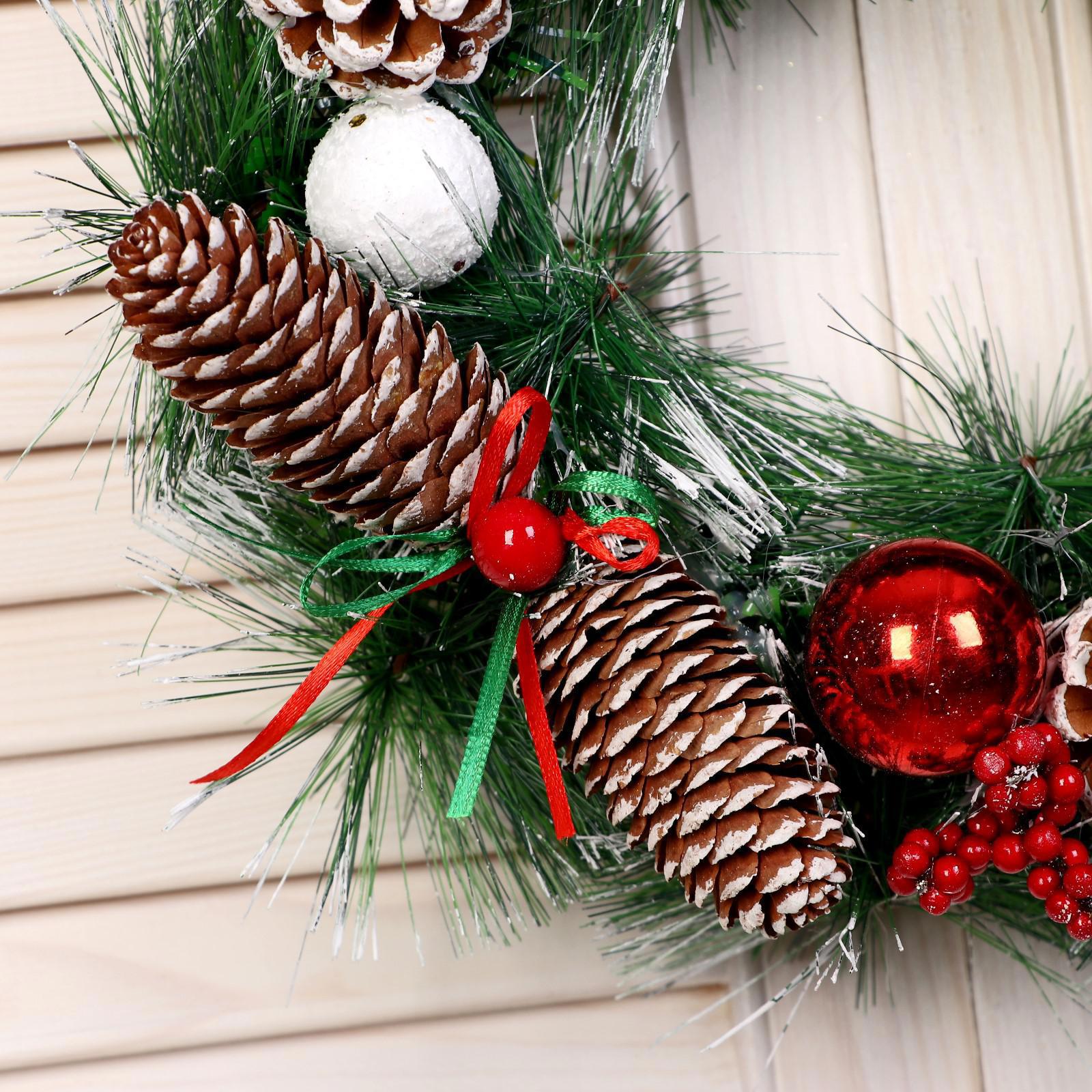 Изображение товара Рождественский венок Зимнее волшебство 30 см декоративный для интерьера