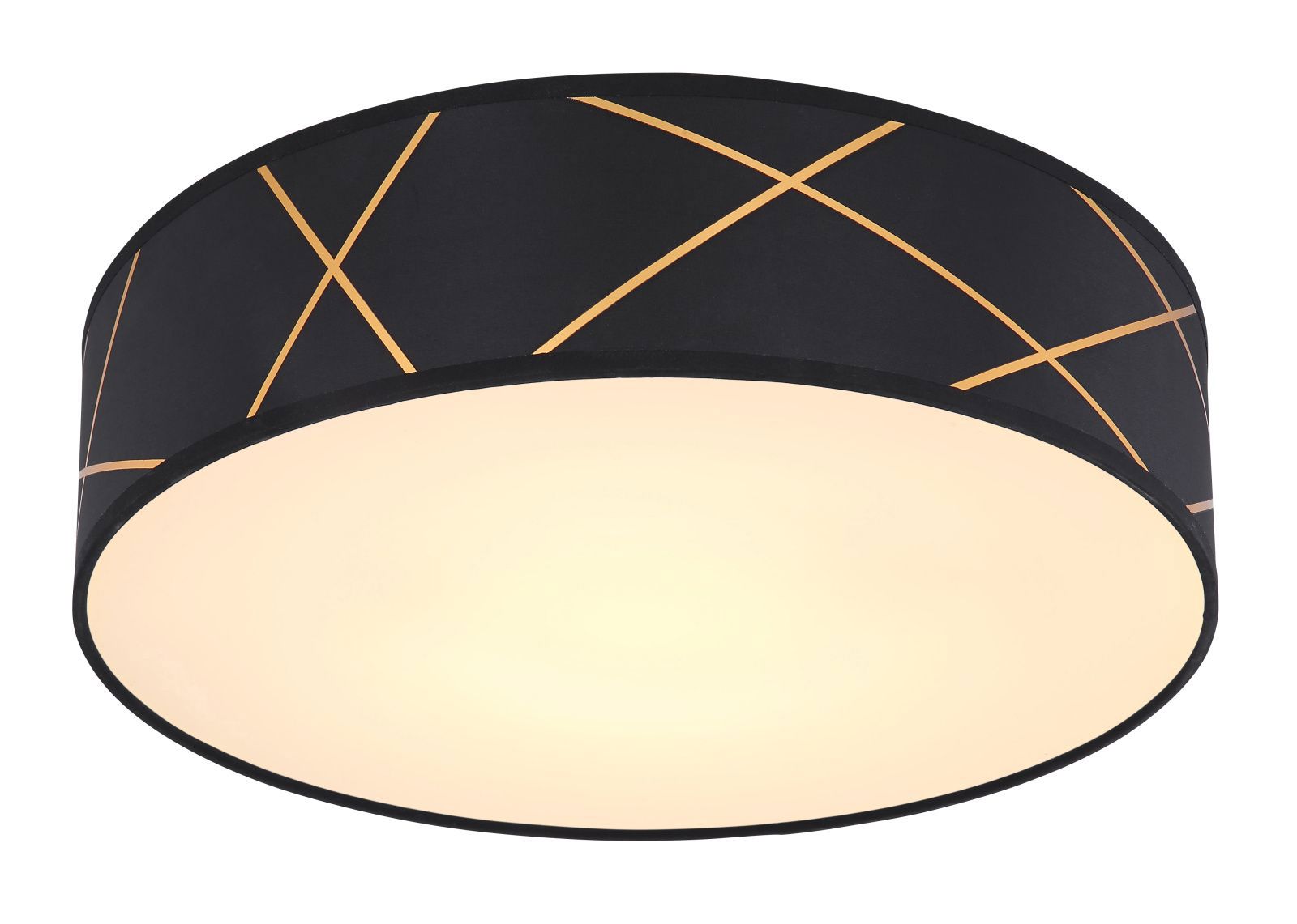 Изображение товара Светильник настенно-потолочный светодиодный GLOBO 15431D2 5.17 м² теплый белый свет цвет черный