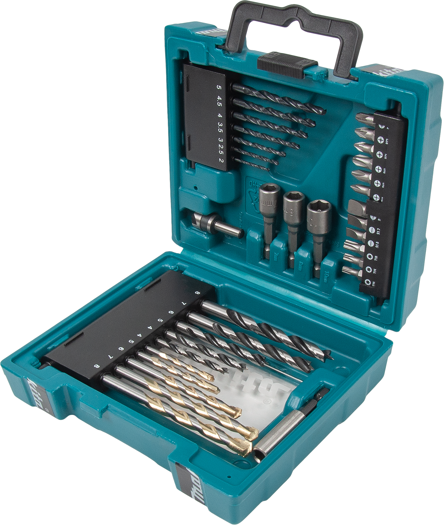Изображение товара Набор свёрл и бит Makita D-36980, 34 шт.