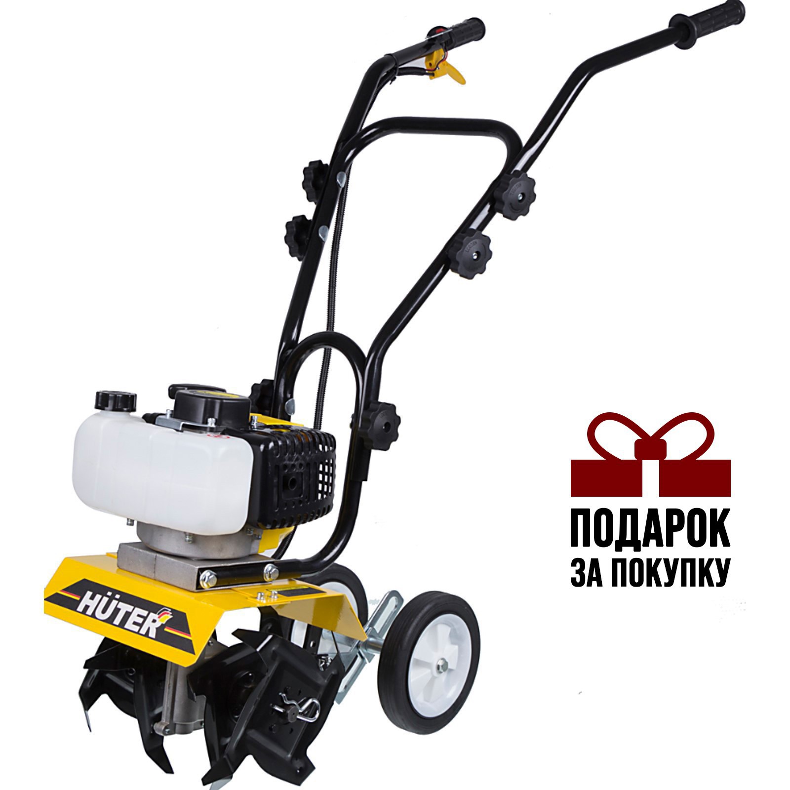 Изображение товара Культиватор бензиновый Huter GMC-2.8 2.8 л.с. ширина 28 см глубина 12 см