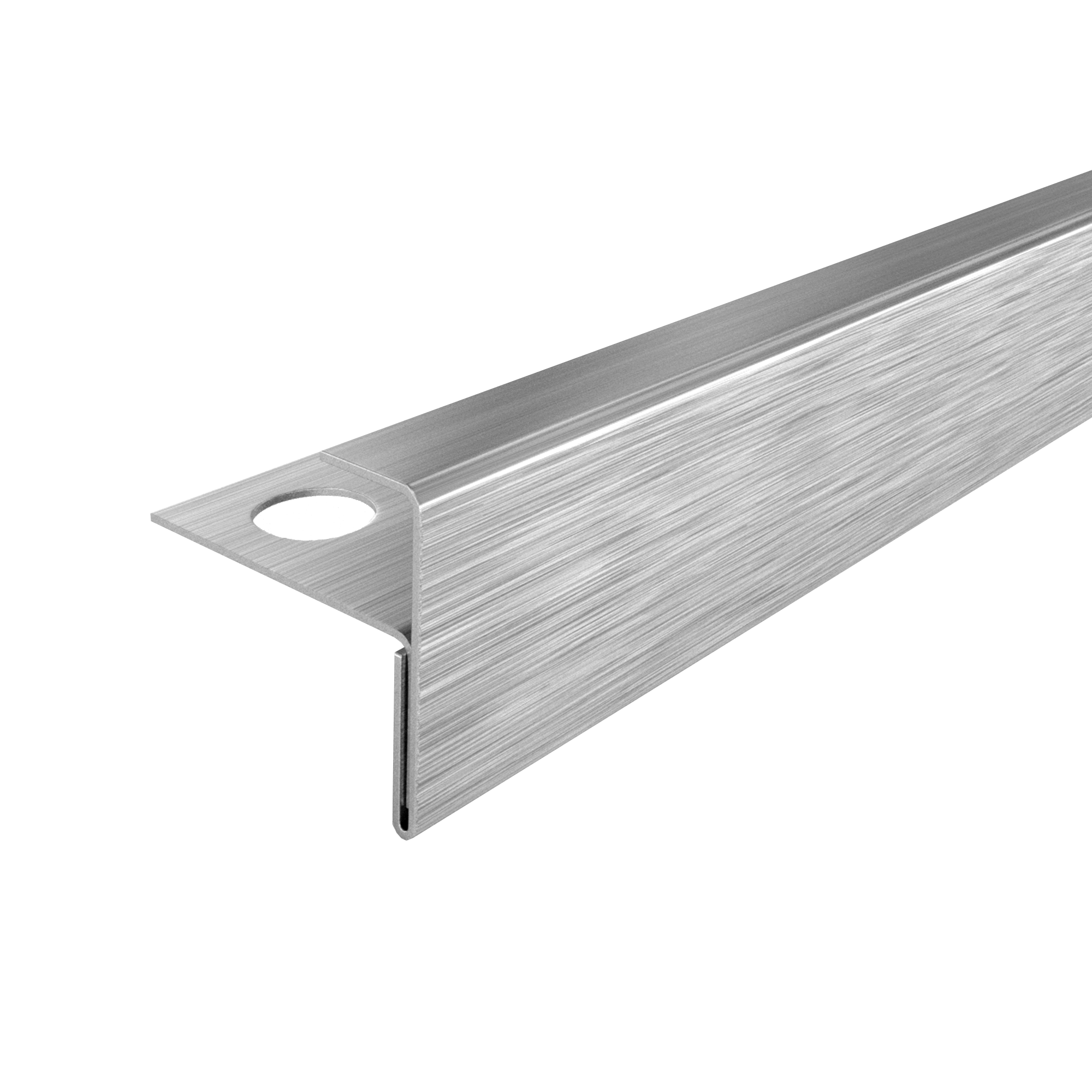 Изображение товара Профиль внешний угол ALPROFI 270 см нержавеющая сталь серый