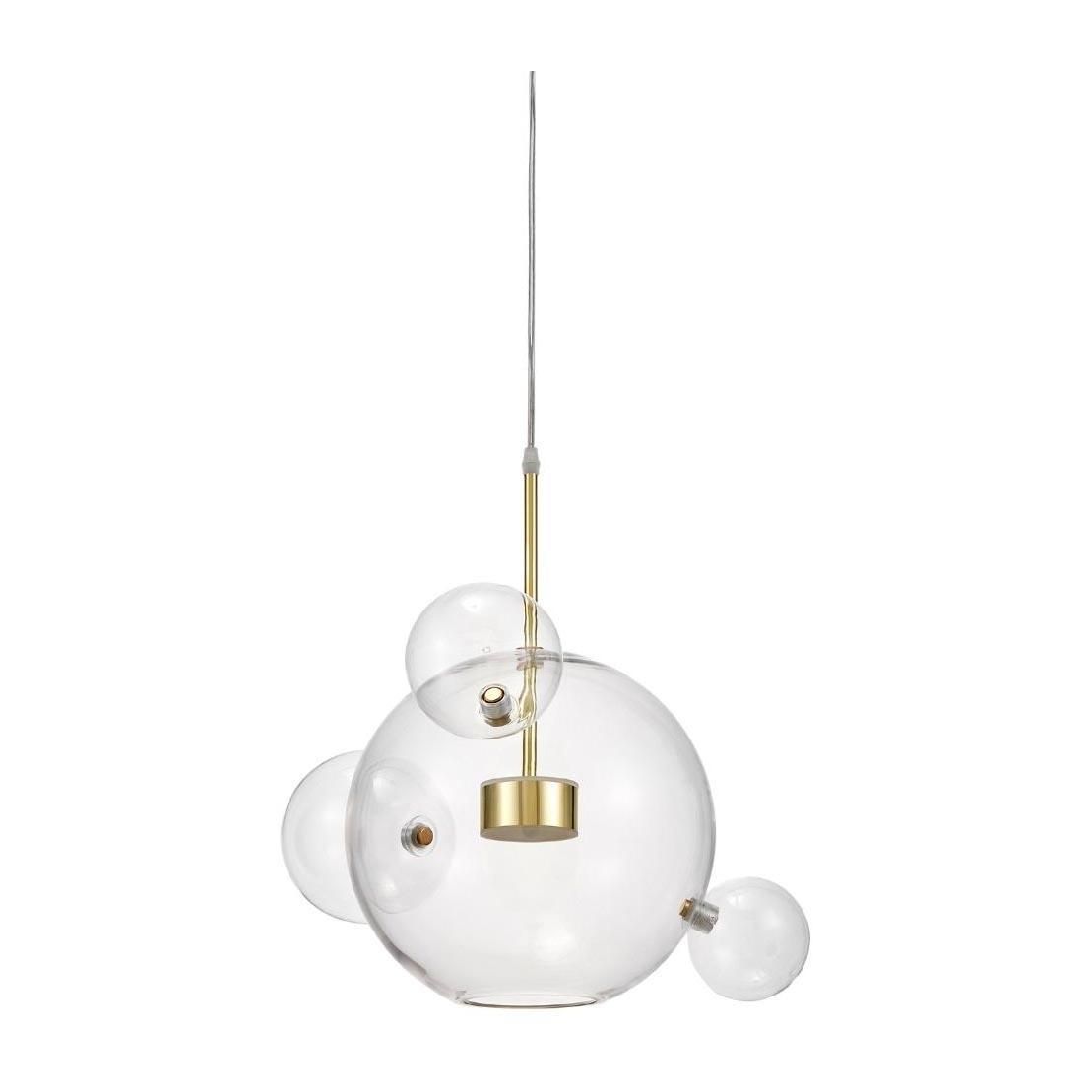 Изображение товара Подвесной светильник LUMINA DECO LDP 6016-3+1 GD теплый белый золото современный дизайн