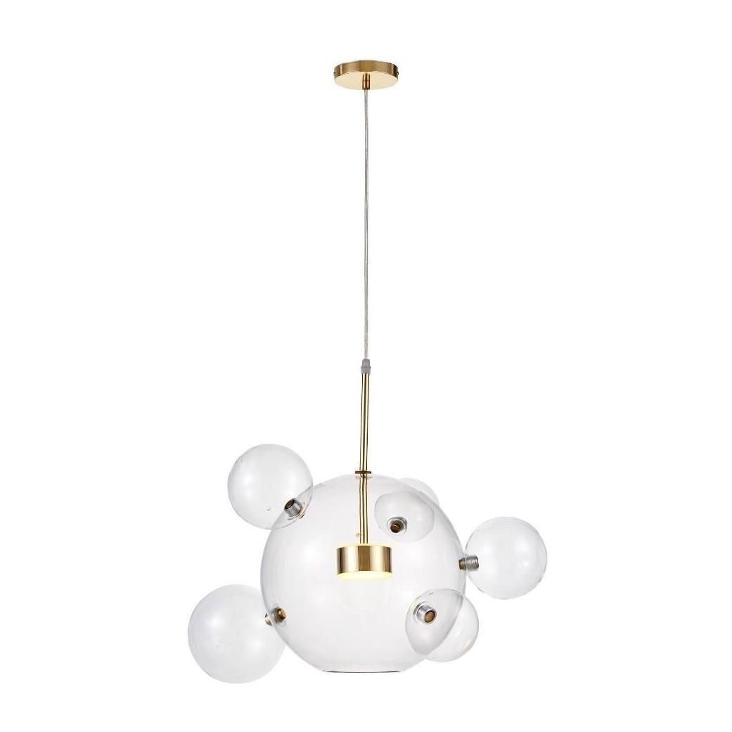 Изображение товара Подвесной светодиодный светильник LUMINA DECO LDP 6016-5+1 GD 4 м² теплый белый золотой