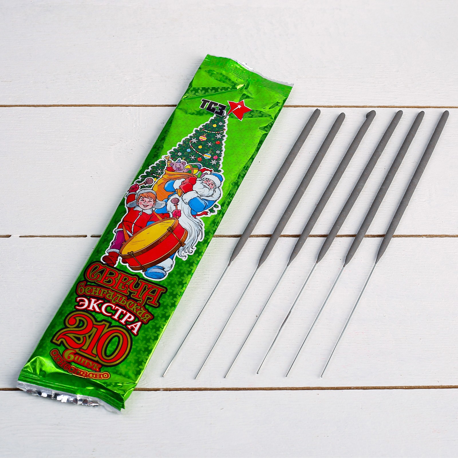 Изображение товара Хлопушки Simaland 4483414 Экстра 6 шт