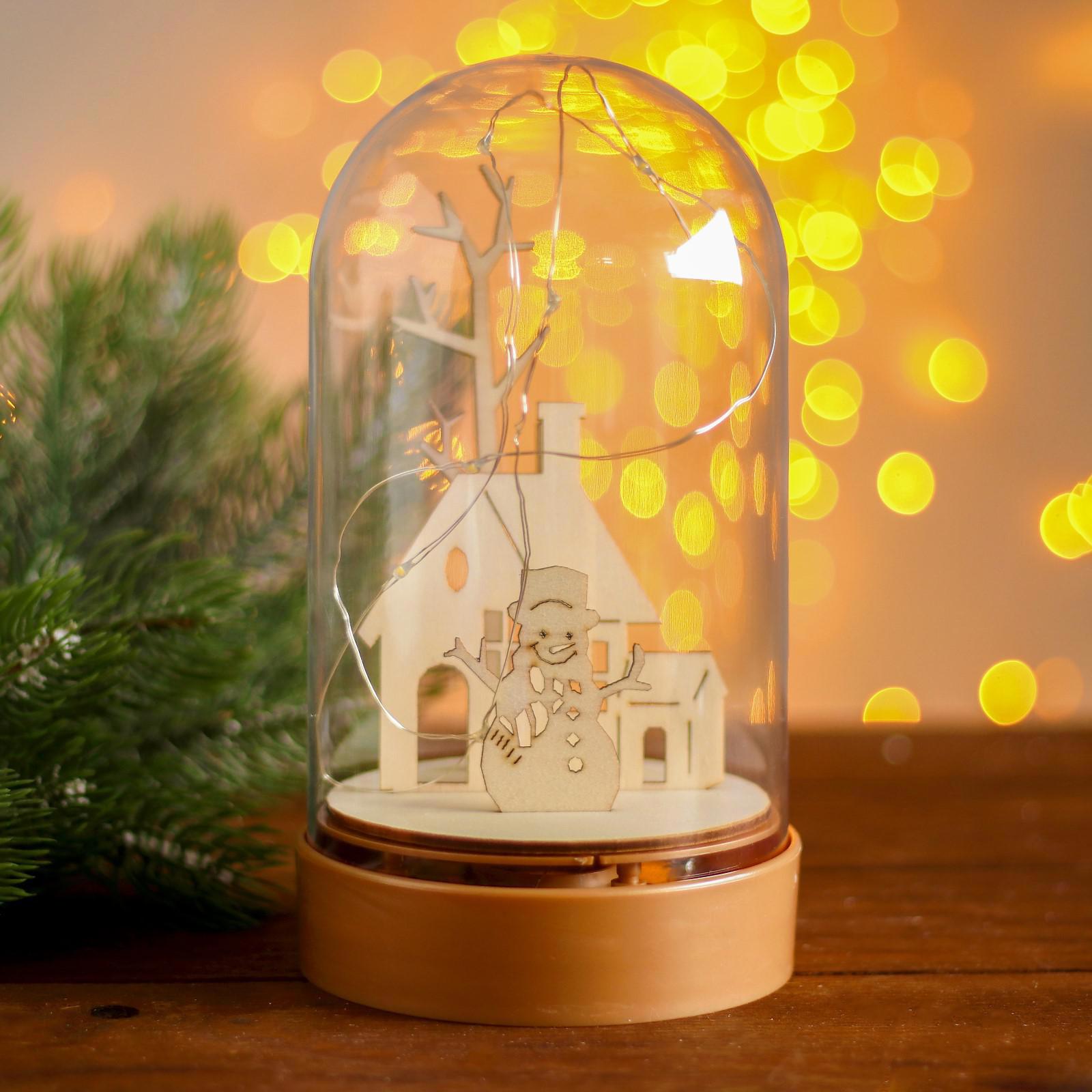 Изображение товара Светящаяся электрическая фигура 4926999 для домашнего и уличного декора ЛЕСНАЯ МАСТЕРСКАЯ