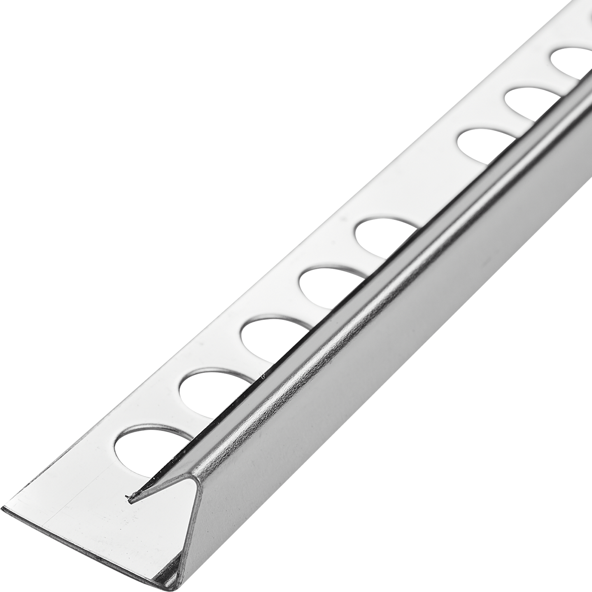 Изображение товара Уголок окантовочный для плитки Alprofi ПК 18-10НСП.2700.001 270 см нержавеющая сталь цвет серый