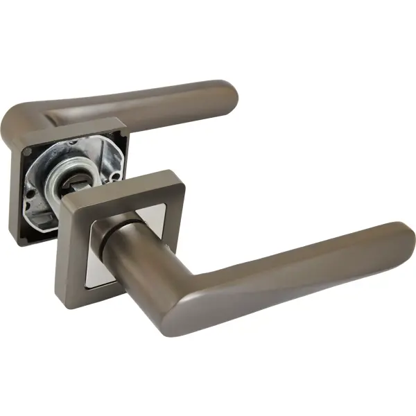 Дверные ручки AL 143 F, комплект, цвет графит