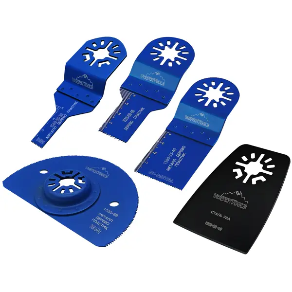 Набор насадок для реноватора Vertextools 1550-5, 5 шт.