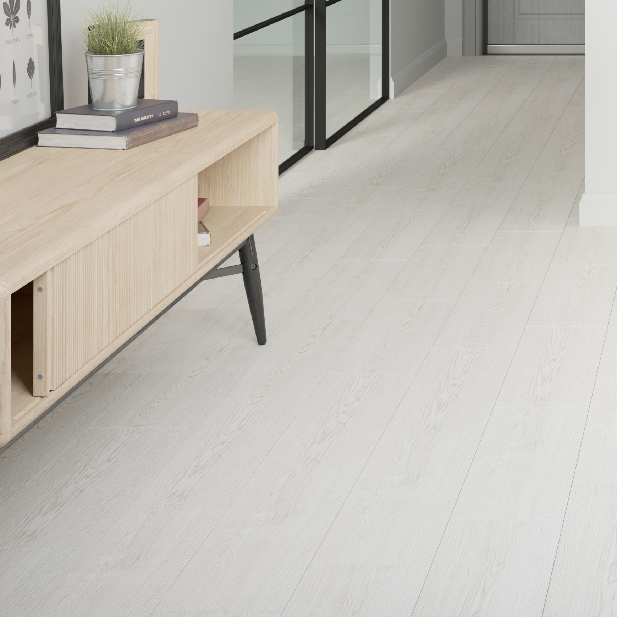 Изображение товара Керамогранит LB Ceramics Брюгген 20x60 см 0.96 м² цвет белый/серый/серебристый
