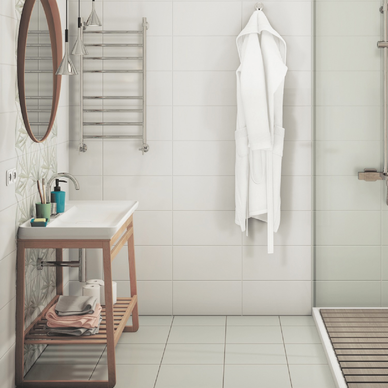 Изображение товара Плитка настенная LB Ceramics Моана 19.8x39.8 см 1.58 м² цвет белый