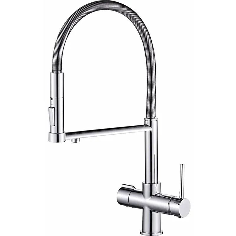 Изображение товара Однорычажный кухонный смеситель Rose R758 хром 50.8 см