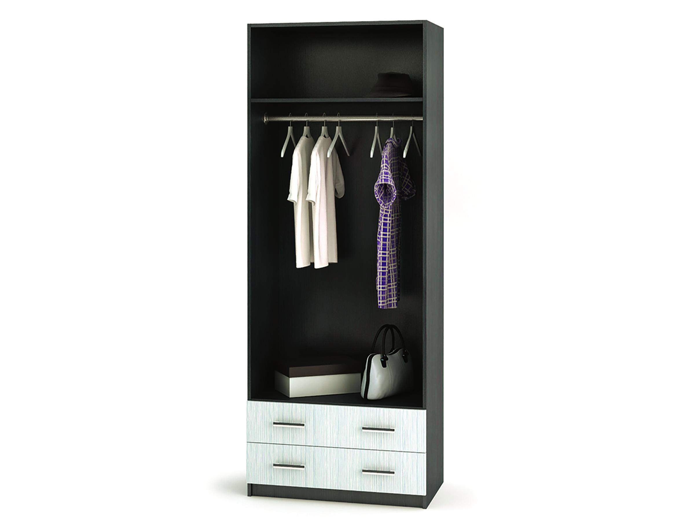 Изображение товара Шкаф Стендмебель 80x220x50 см ЛДСП цвет бежево-коричневый