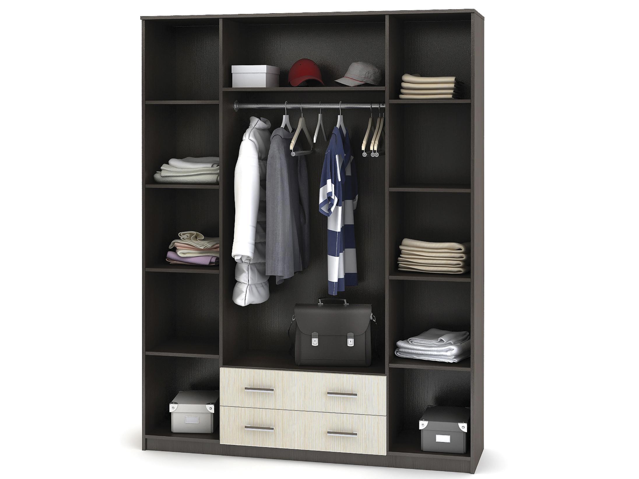 Изображение товара Шкаф Стендмебель Квадро 160x220 см ЛДСП бежево-коричневый