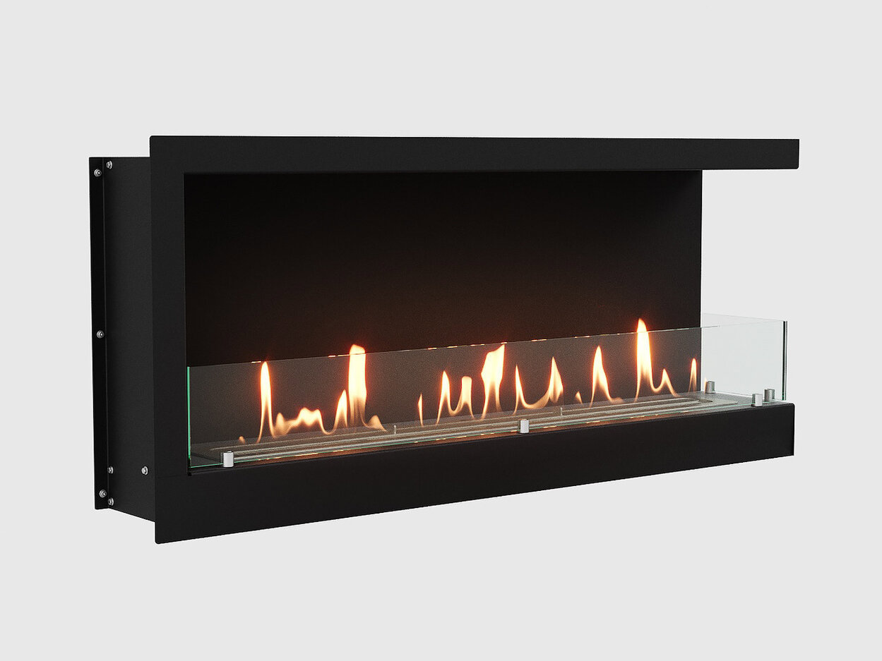 Изображение товара Биокамин встраиваемый угловой глухой Lux Fire 1090SR