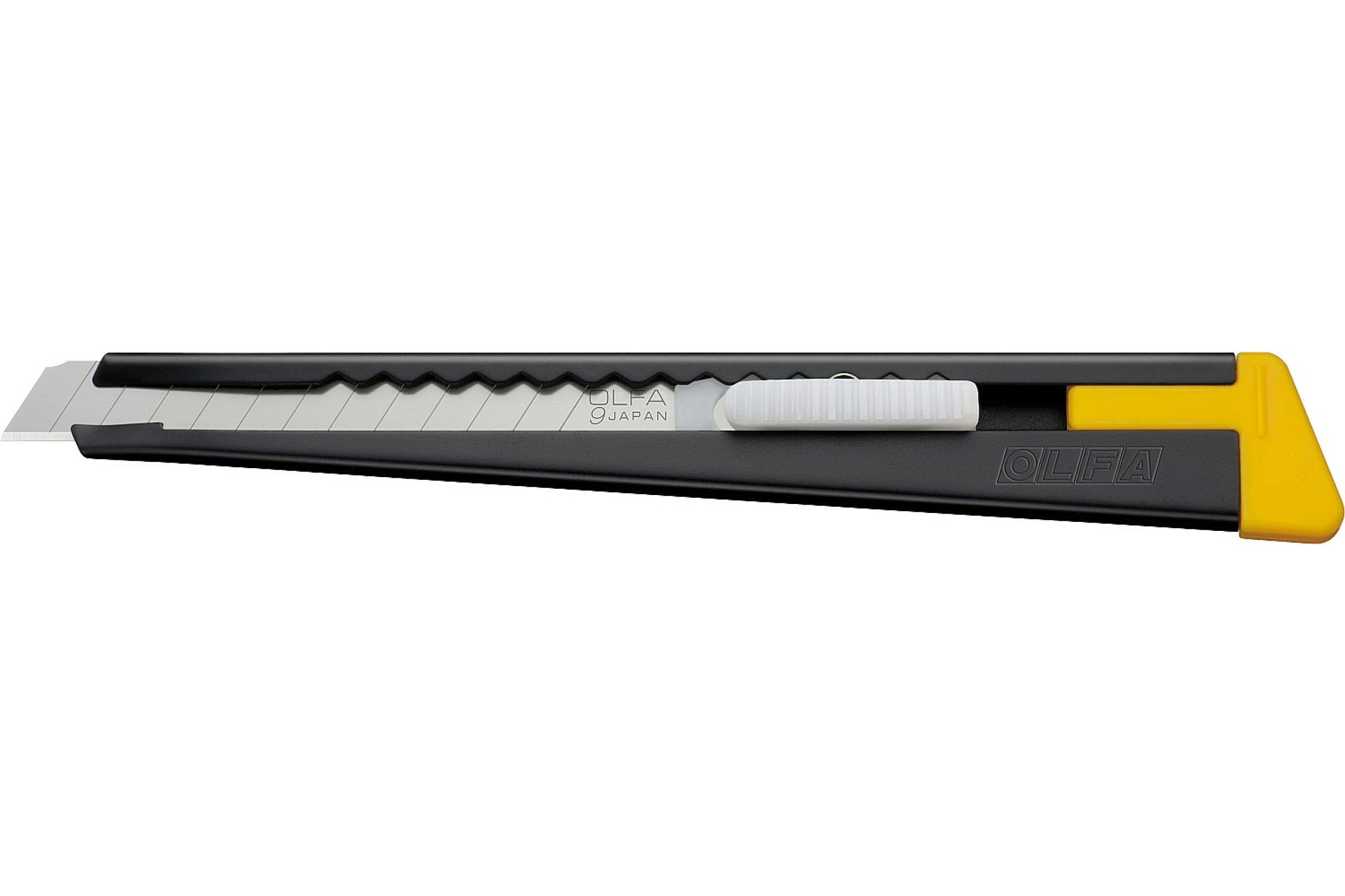 Изображение товара Строительный нож Olfa OL-180-BLACK, 9 мм Изображение товара Строительный нож Olfa OL-180-BLACK, 9 мм