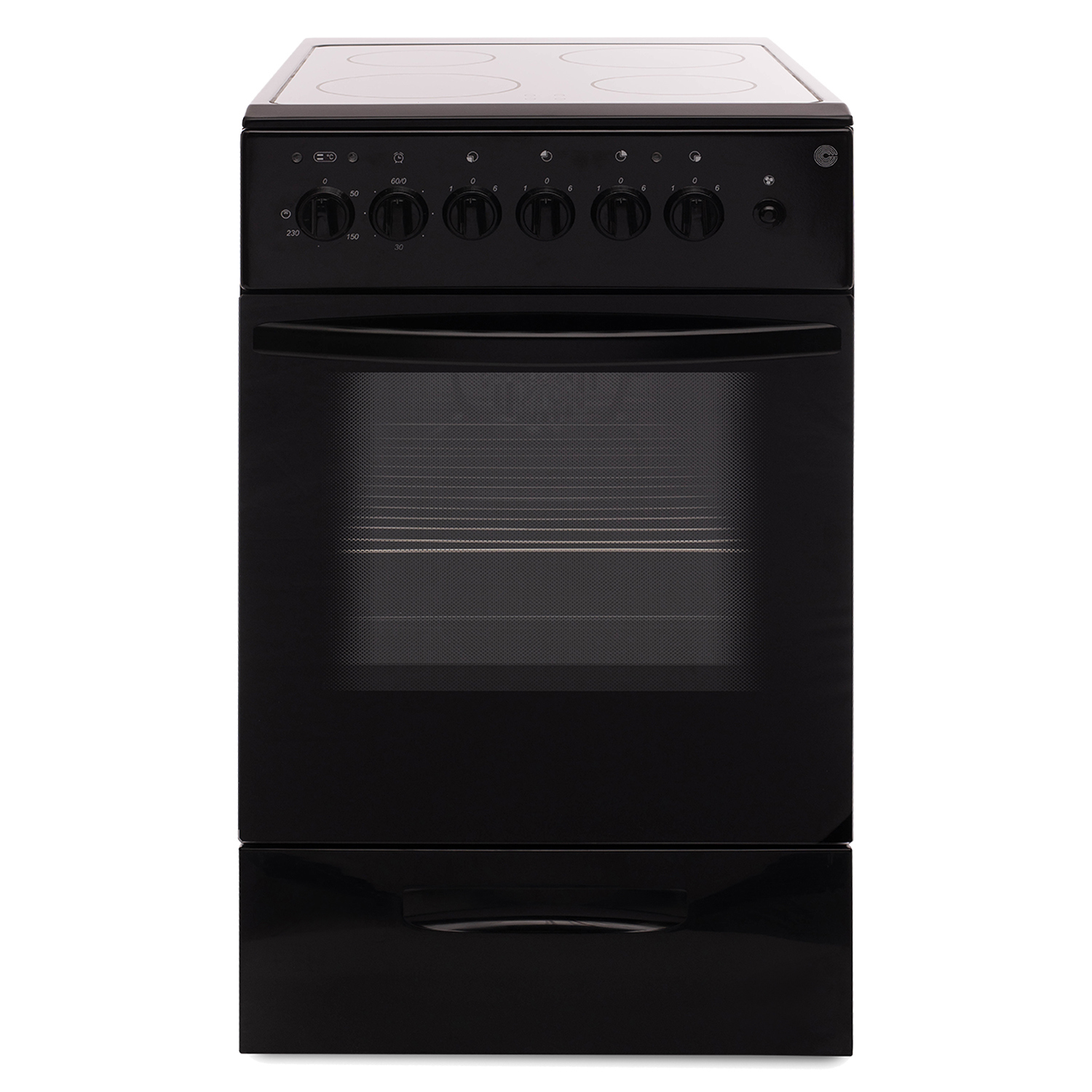 Изображение товара Электроплита Rika 5161B черная стеклокерамическая с духовкой 64 л