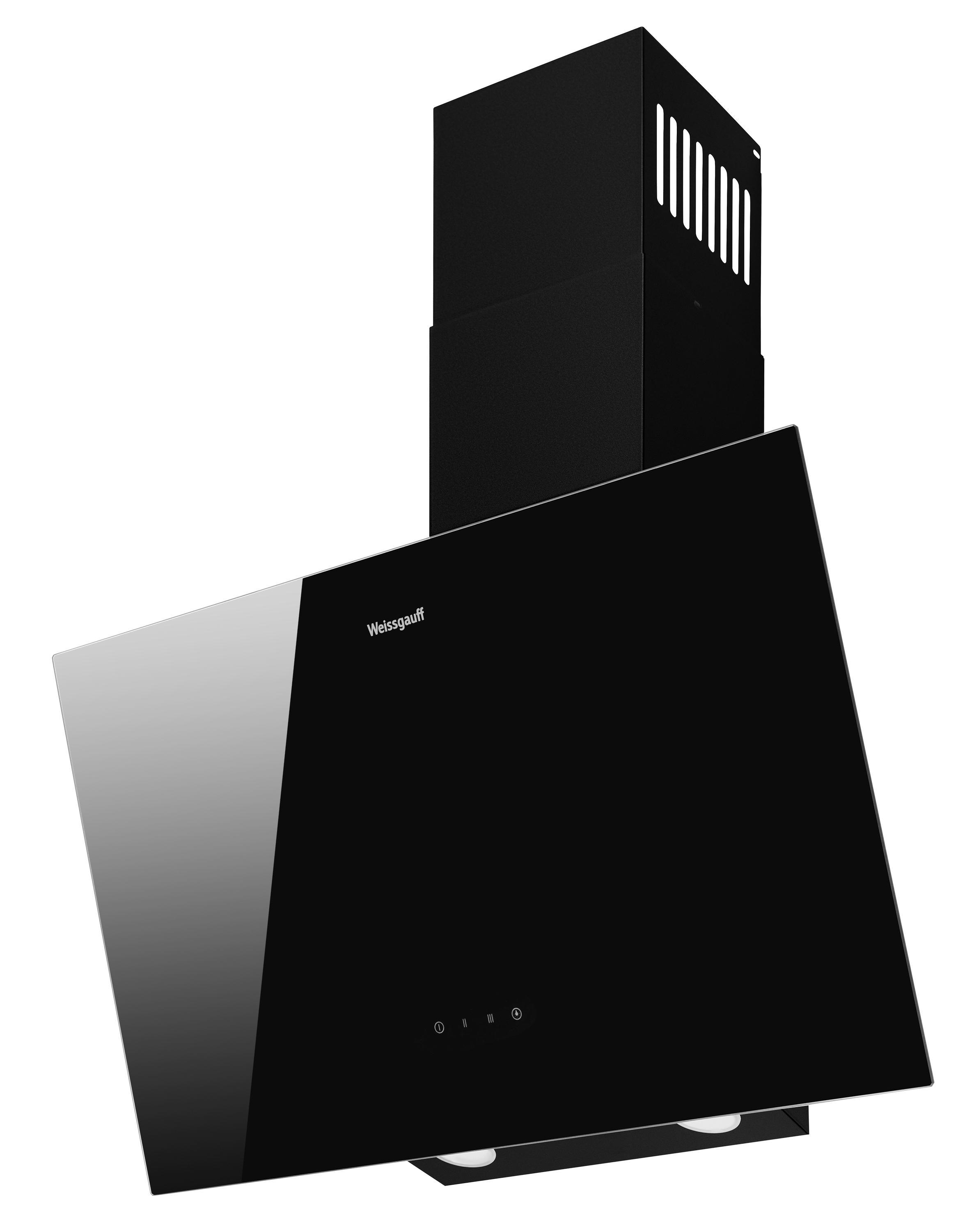 Изображение товара Наклонная вытяжка Weissgauff WGH 600 Sensor черный 59.7 см мощность 900 м3/ч